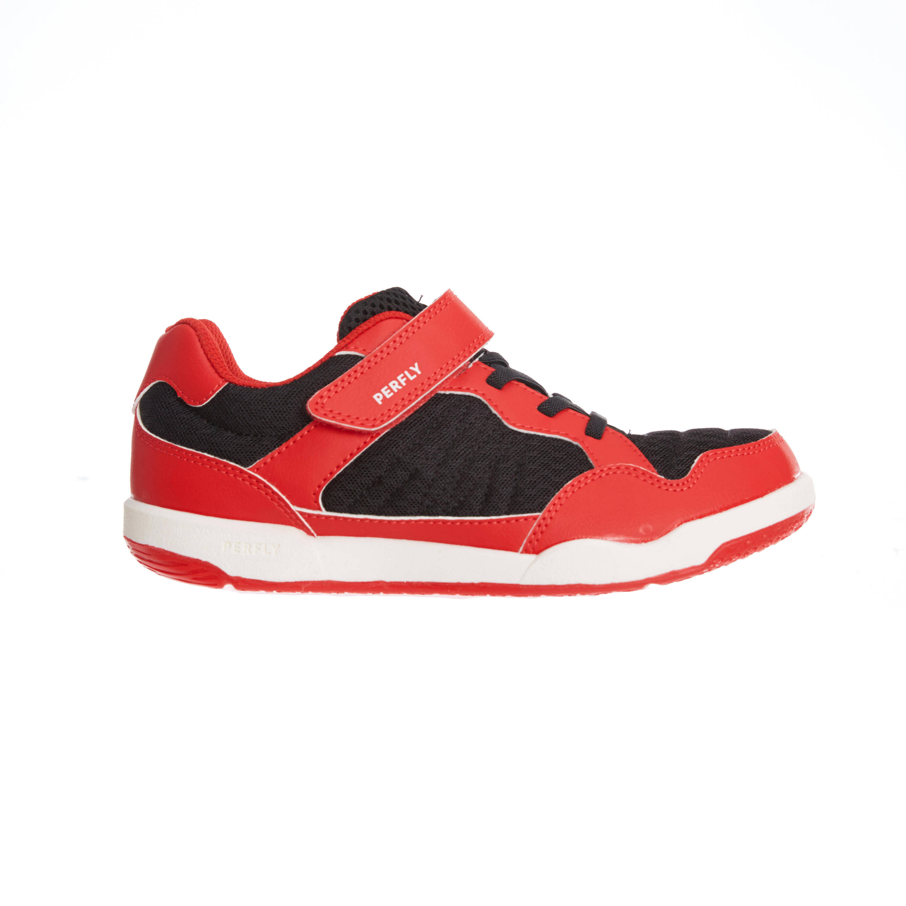 Junior  Badminton Shoes BS 190 Red Navy -  2