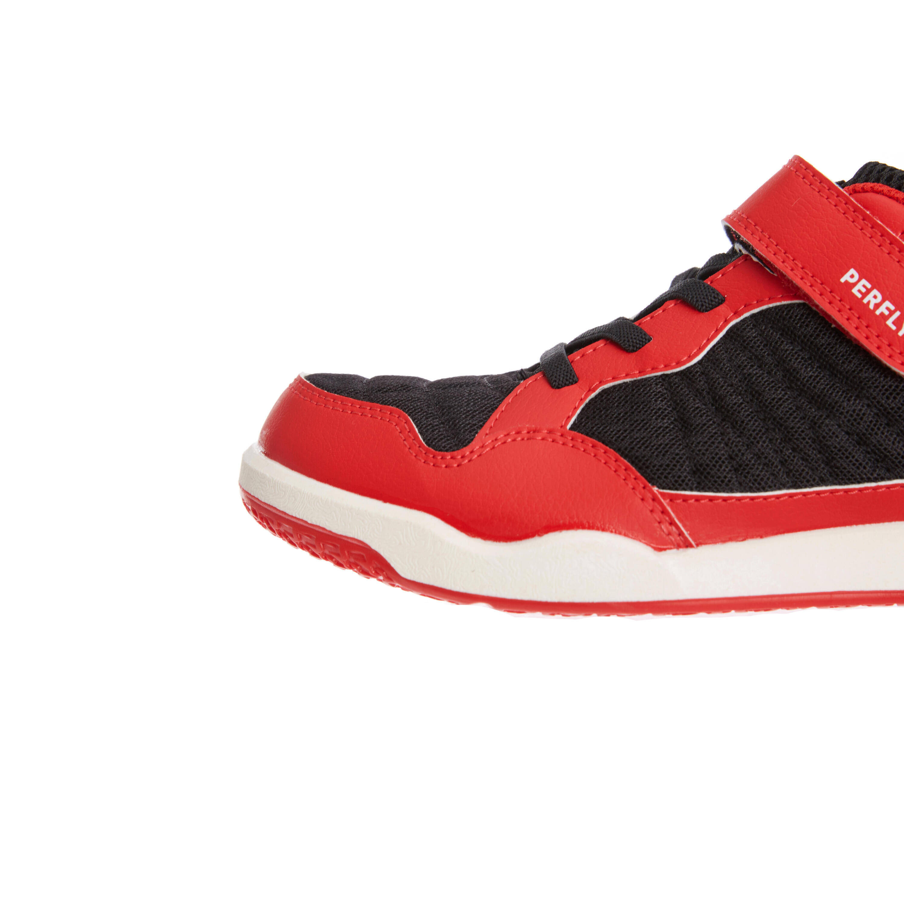 Junior  Badminton Shoes BS 190 Red Navy -  3