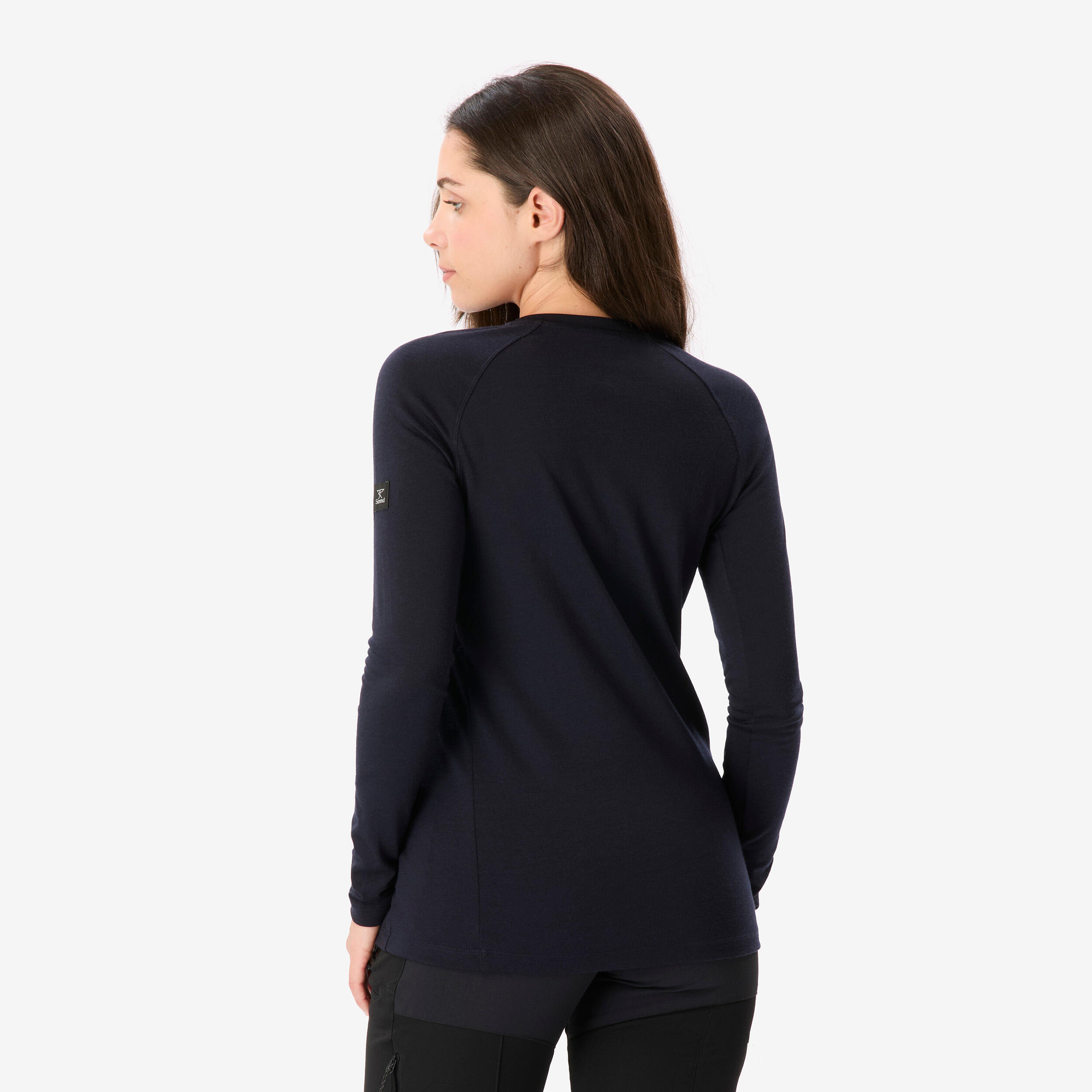 Chandail à manches longues en laine mérinos femme, Merino Resist 4/8