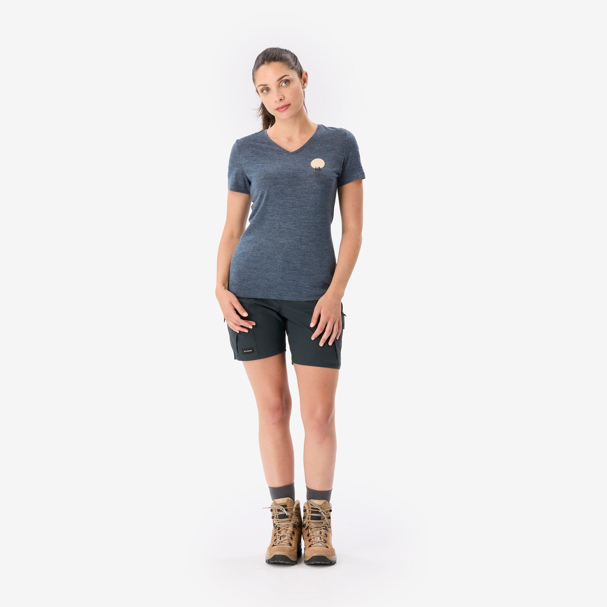 T-shirt en laine mérinos femme, Merino Fresh 2/9