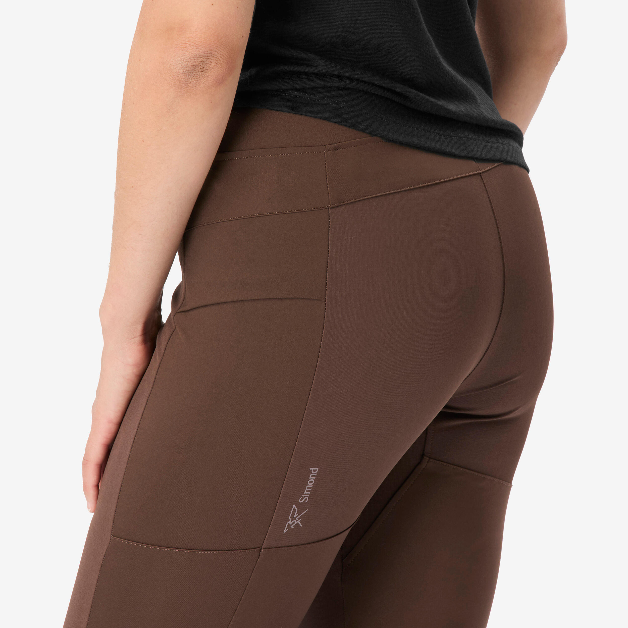 Leggings de trekking resistentes mulher, MT500 castanho 5/8