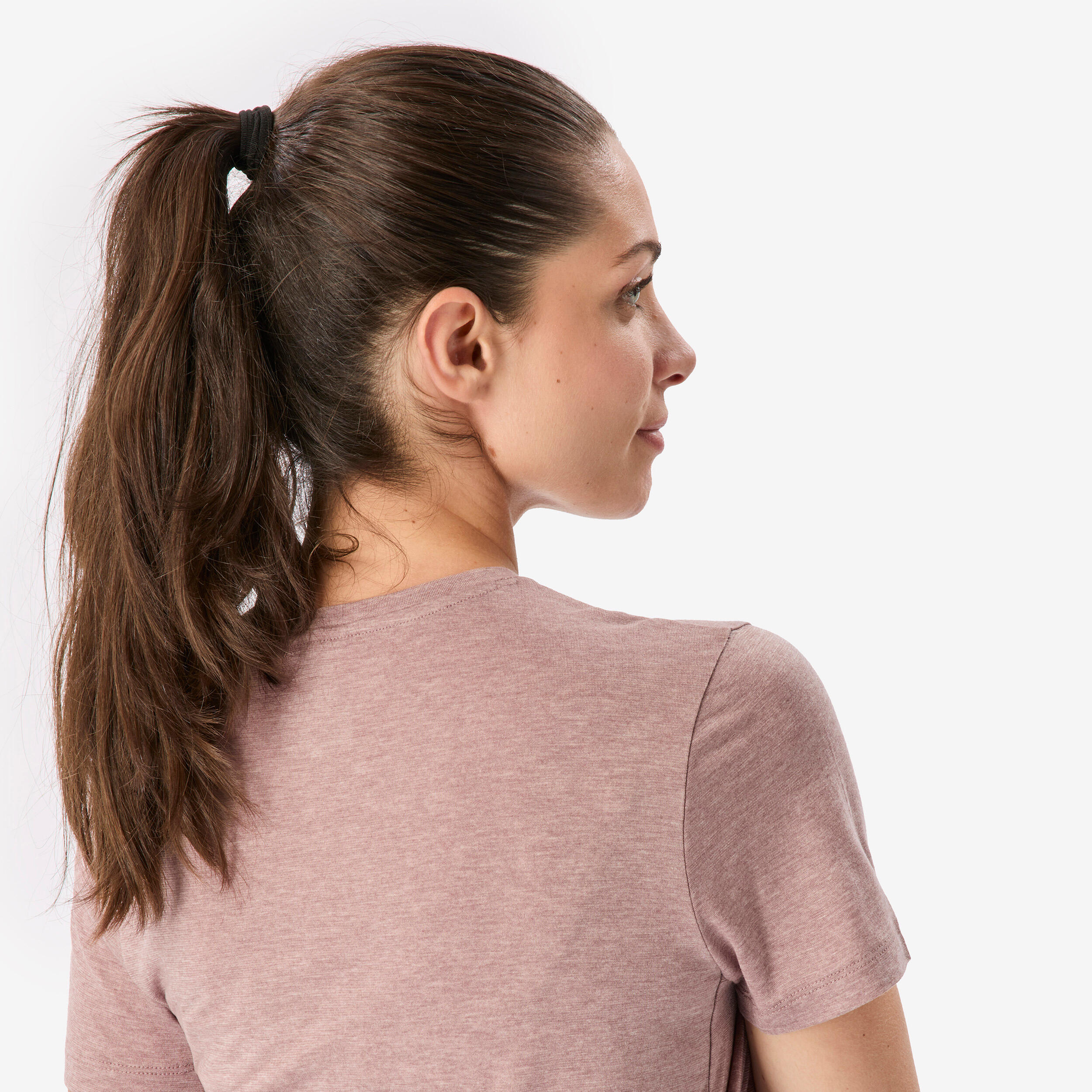 T-shirt de longue randonnée en laine mérinos femme, Merino Rec Fresh 5/8