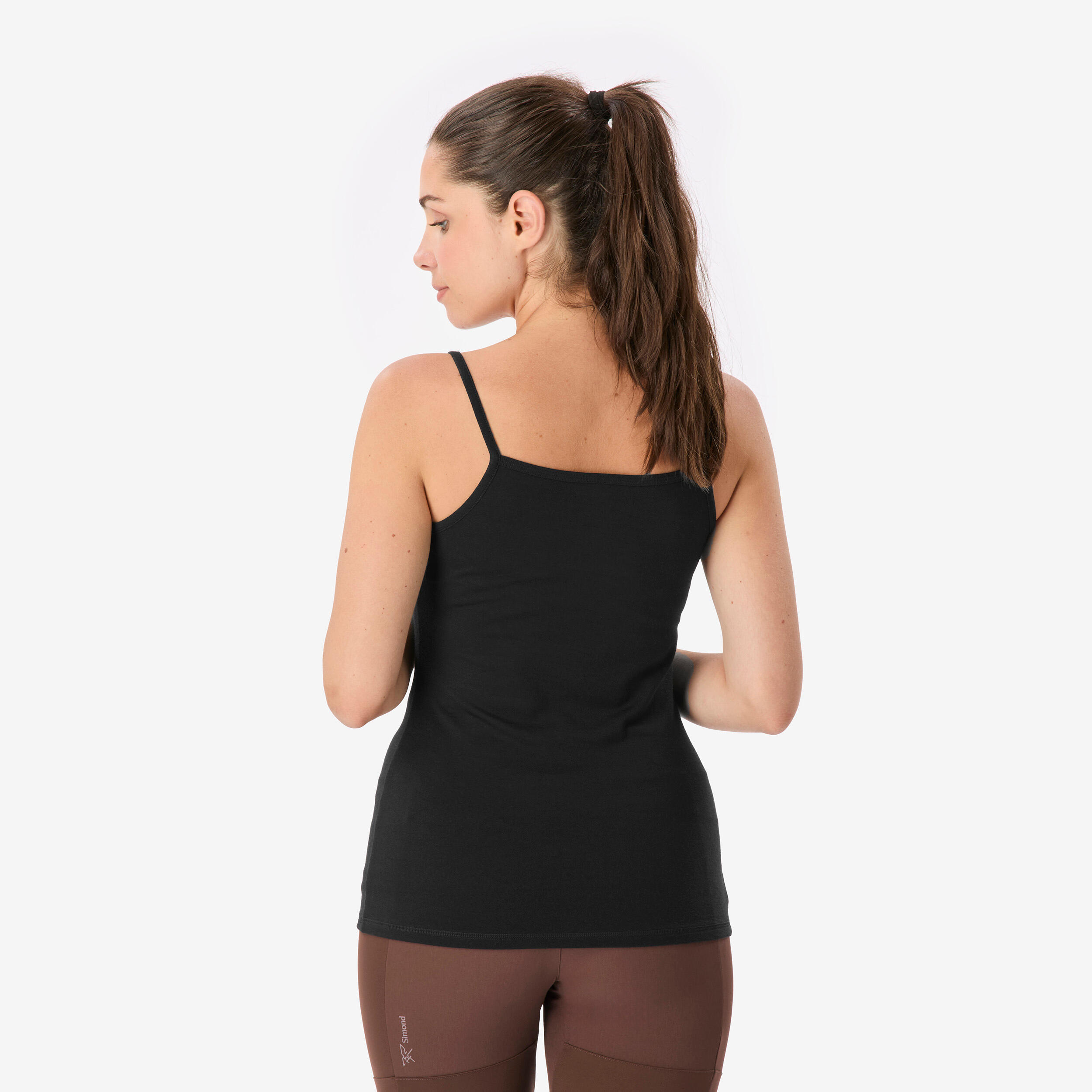Camisole en laine mérinos femme, 500 4/8