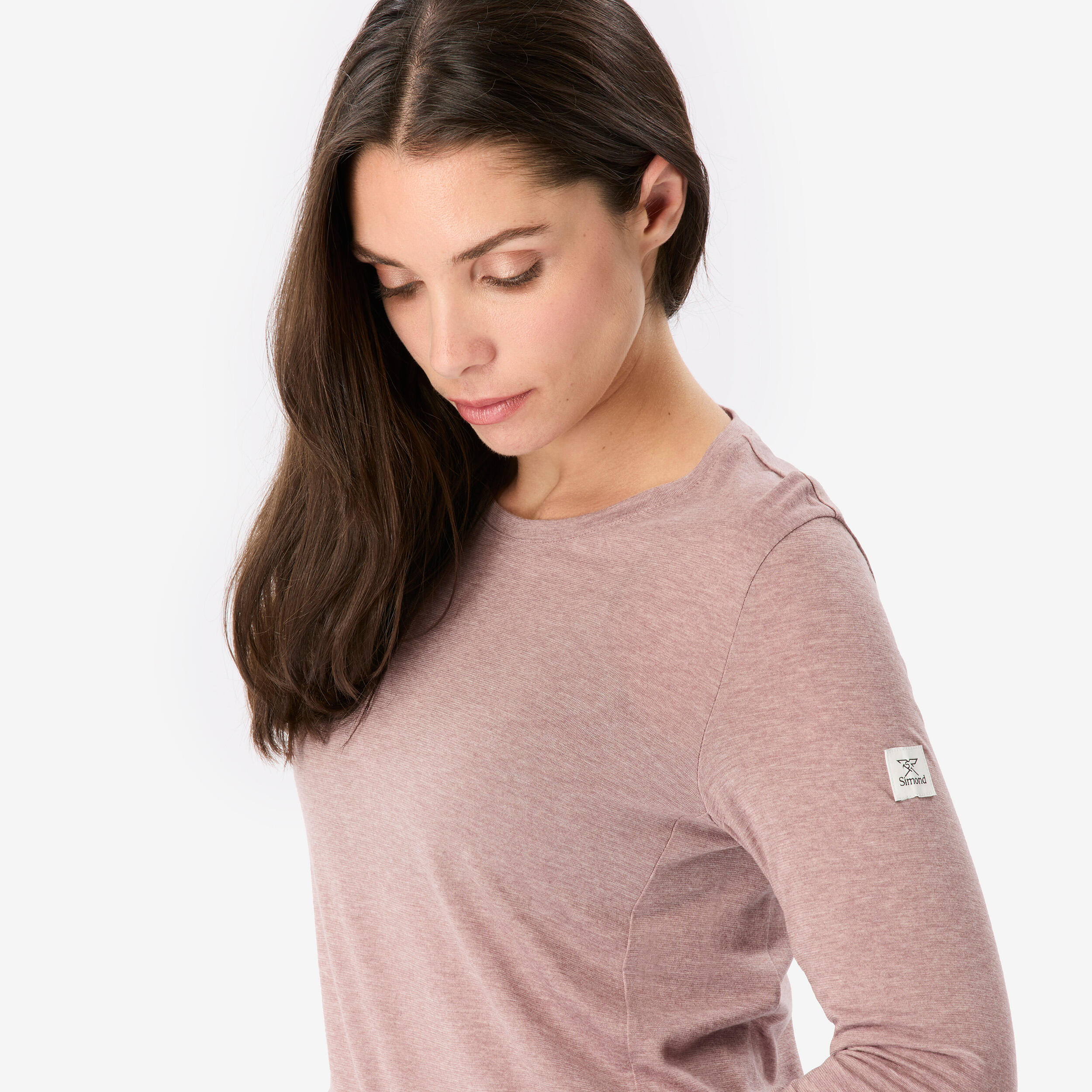 T-shirt maniche lunghe MERINO REC FRESH trekking donna rosa 3/8
