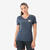 T-shirt manches courtes en laine mérinos femme, Merino Fresh bleu