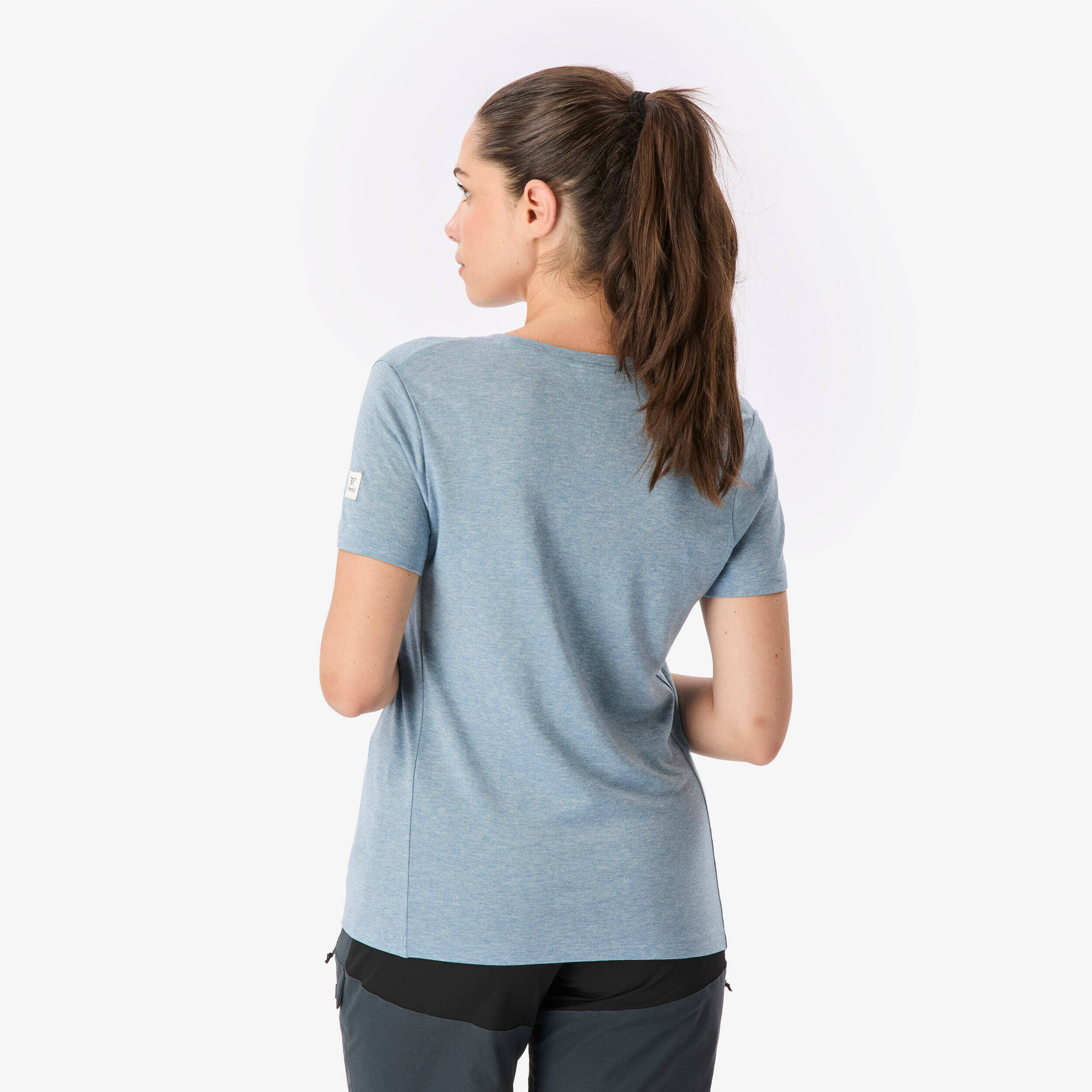 Women's recycled merino wool trekking T-shirt, Merino Rec Fresh -  4
