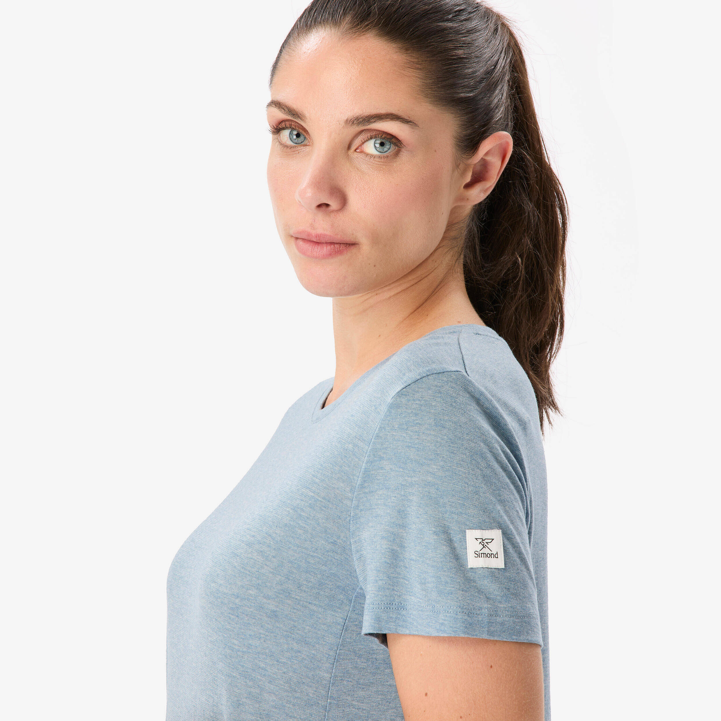 Women's recycled merino wool trekking T-shirt, Merino Rec Fresh -  3