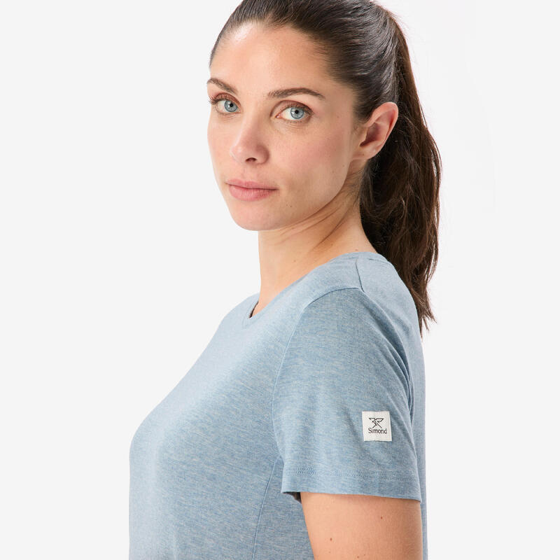 Tricou de trekking cu lână merinos reciclată Merino Rec Fresh Damă