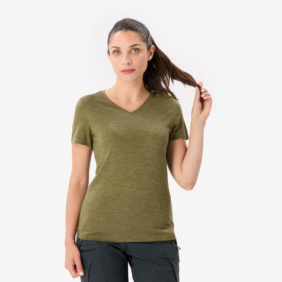 T-shirt manches courtes en laine mérinos femme, Merino Fresh