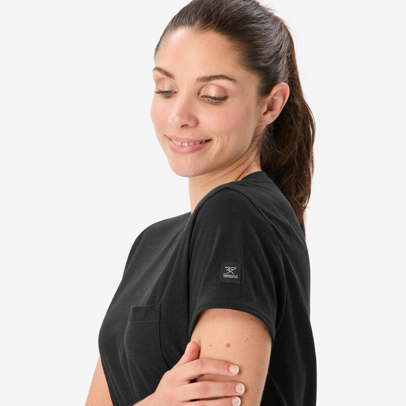 Dámské tričko s krátkým rukávem 100 % z vlny merino