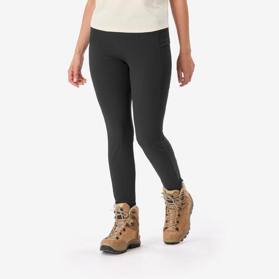 Leggings Damen robust Trekking - MT500 khaki