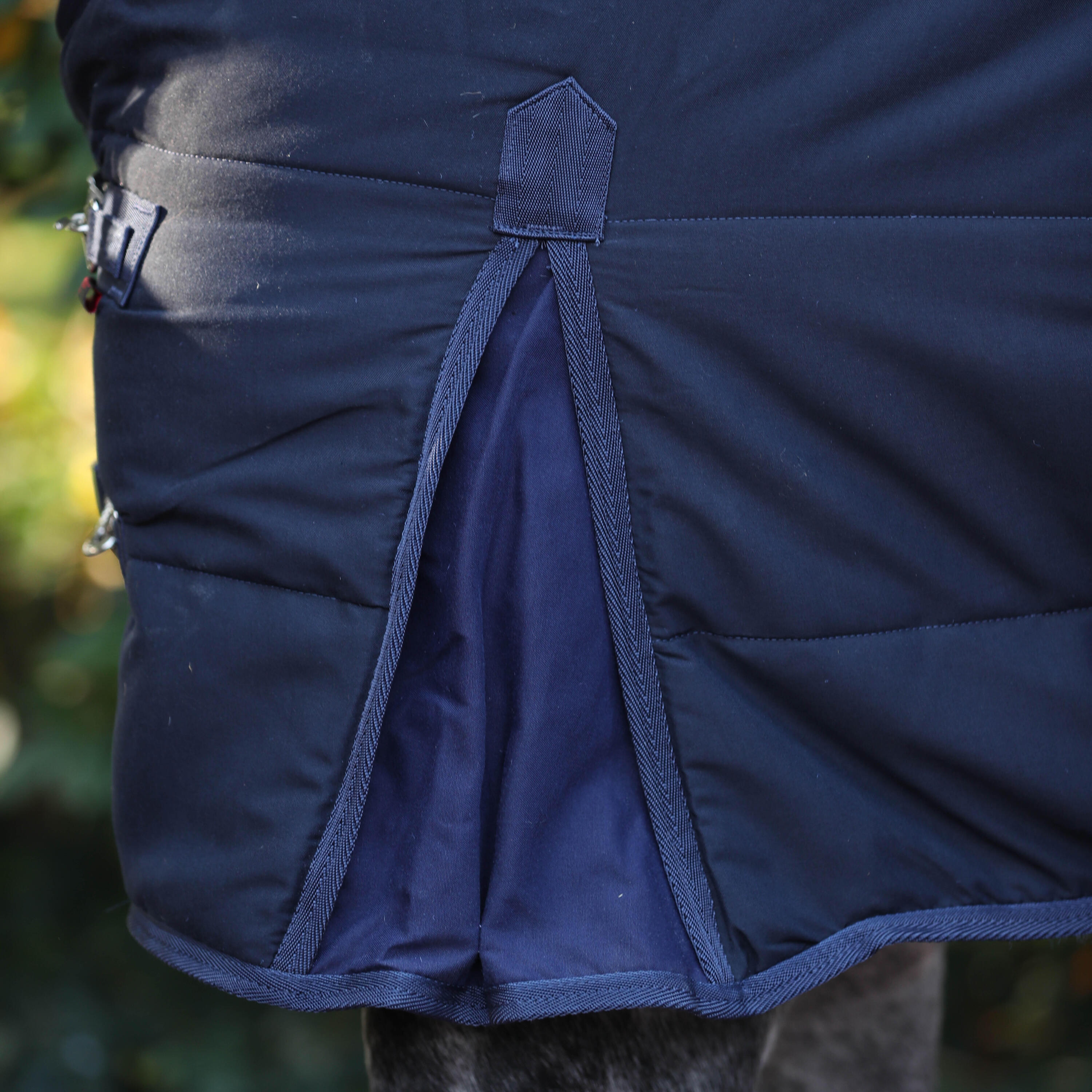 Couverture intérieur équitation cheval et poney - 150g RugBe Bleu 3/4
