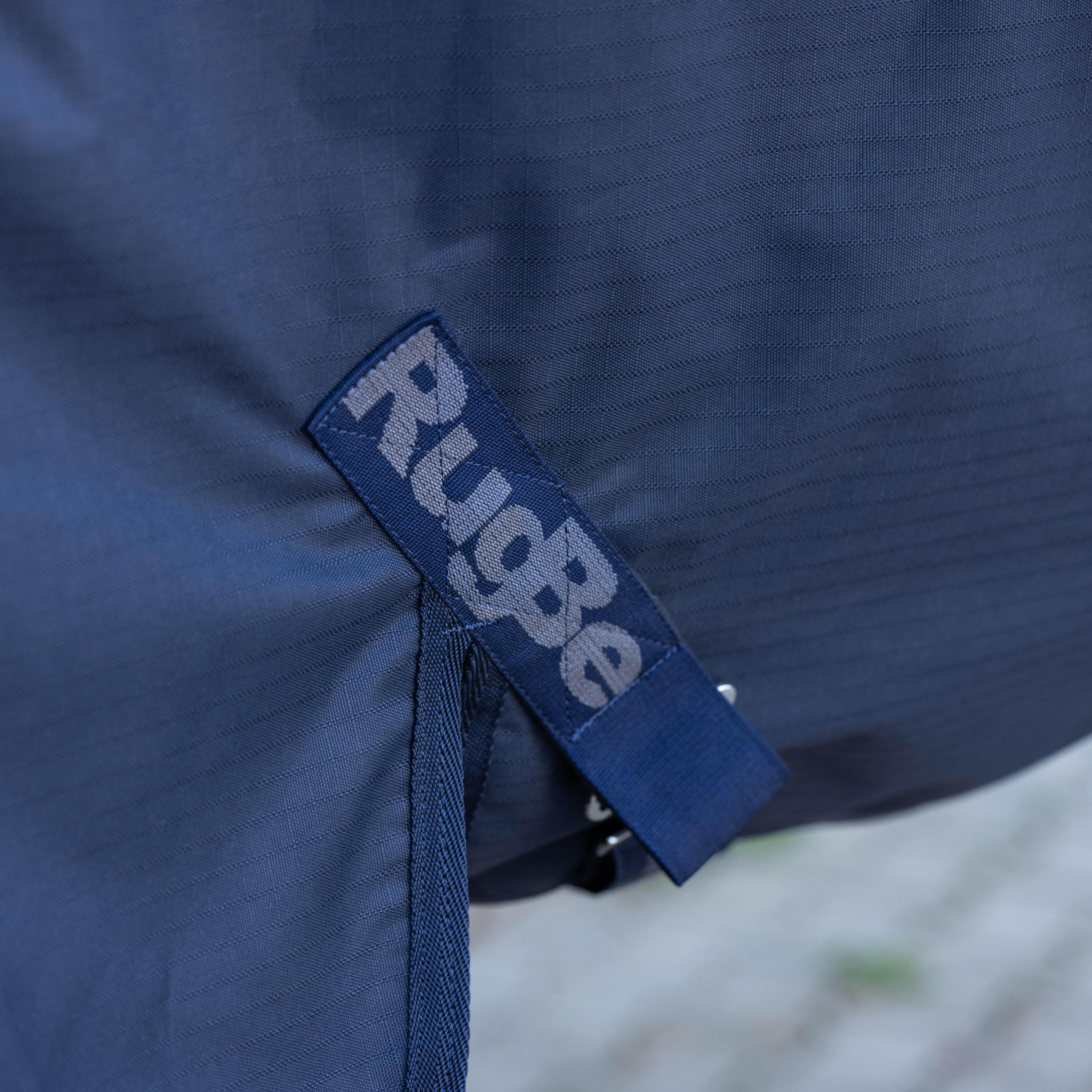 Couverture extérieur équitation imperméable cheval et poney - 200g RugBe Marine 4/5