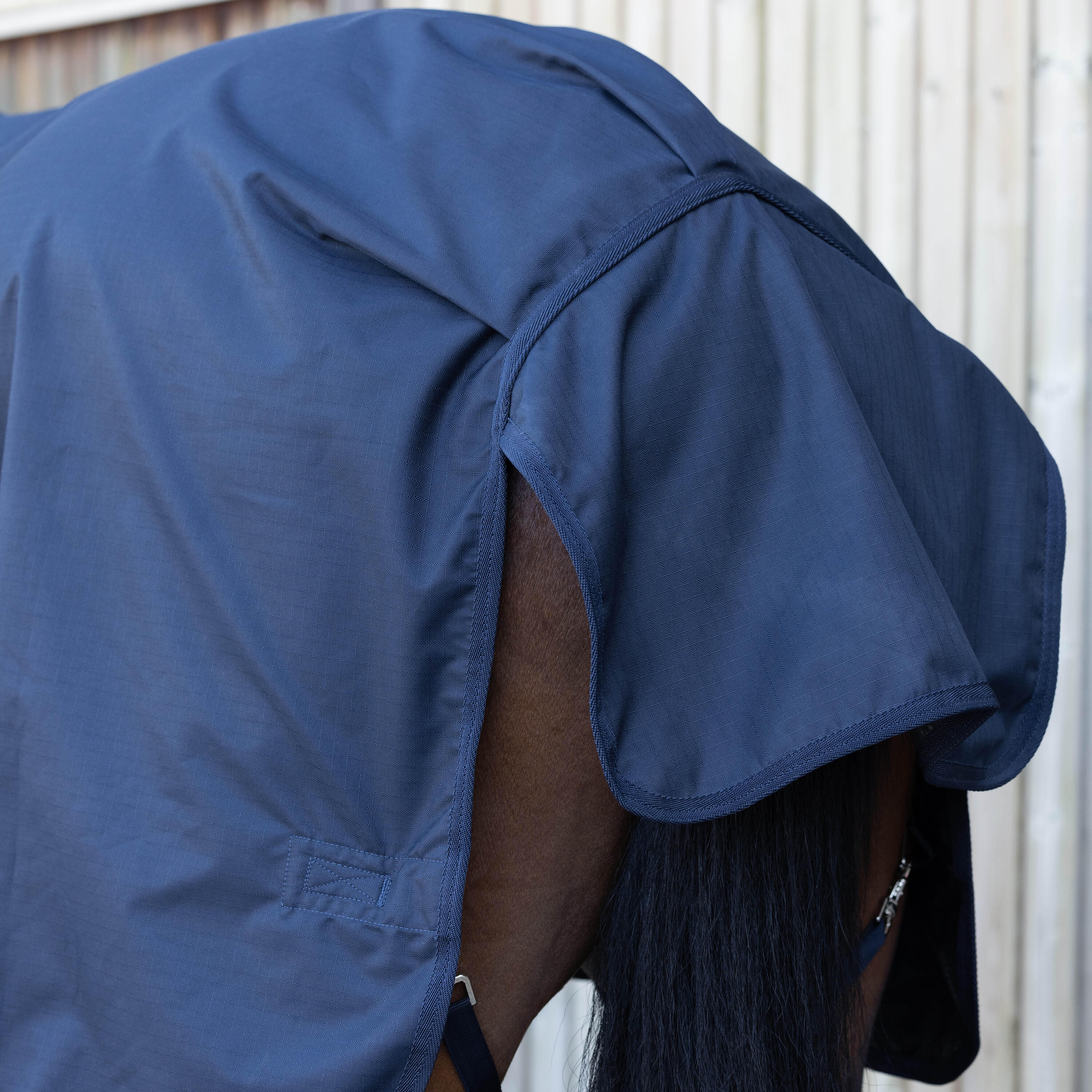 Couverture extérieur équitation imperméable cheval et poney - 200g RugBe Marine 5/5