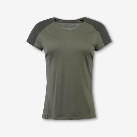Футболка жіноча MT 500 Merino Resist для трекінгу хакі