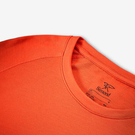 Футболка чоловіча Merino Resist з довгими рукавами для трекінгу помаранчева