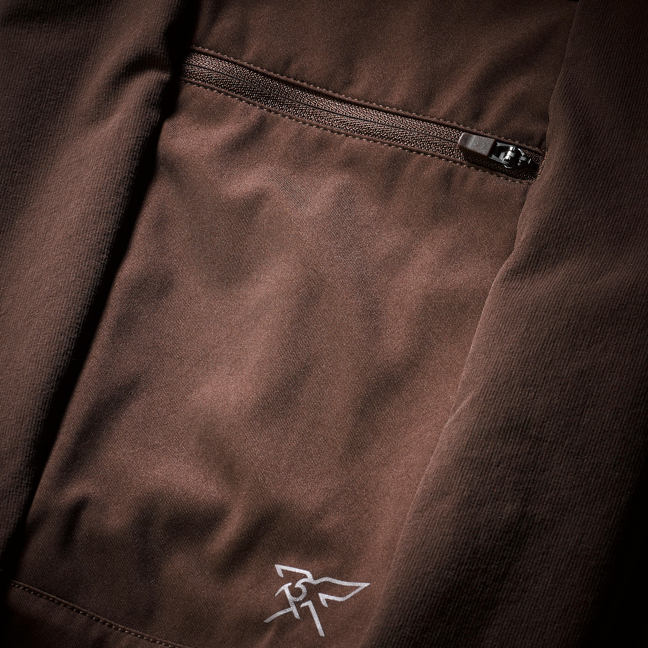 Leggings de trekking resistentes mulher, MT500 castanho 6/8