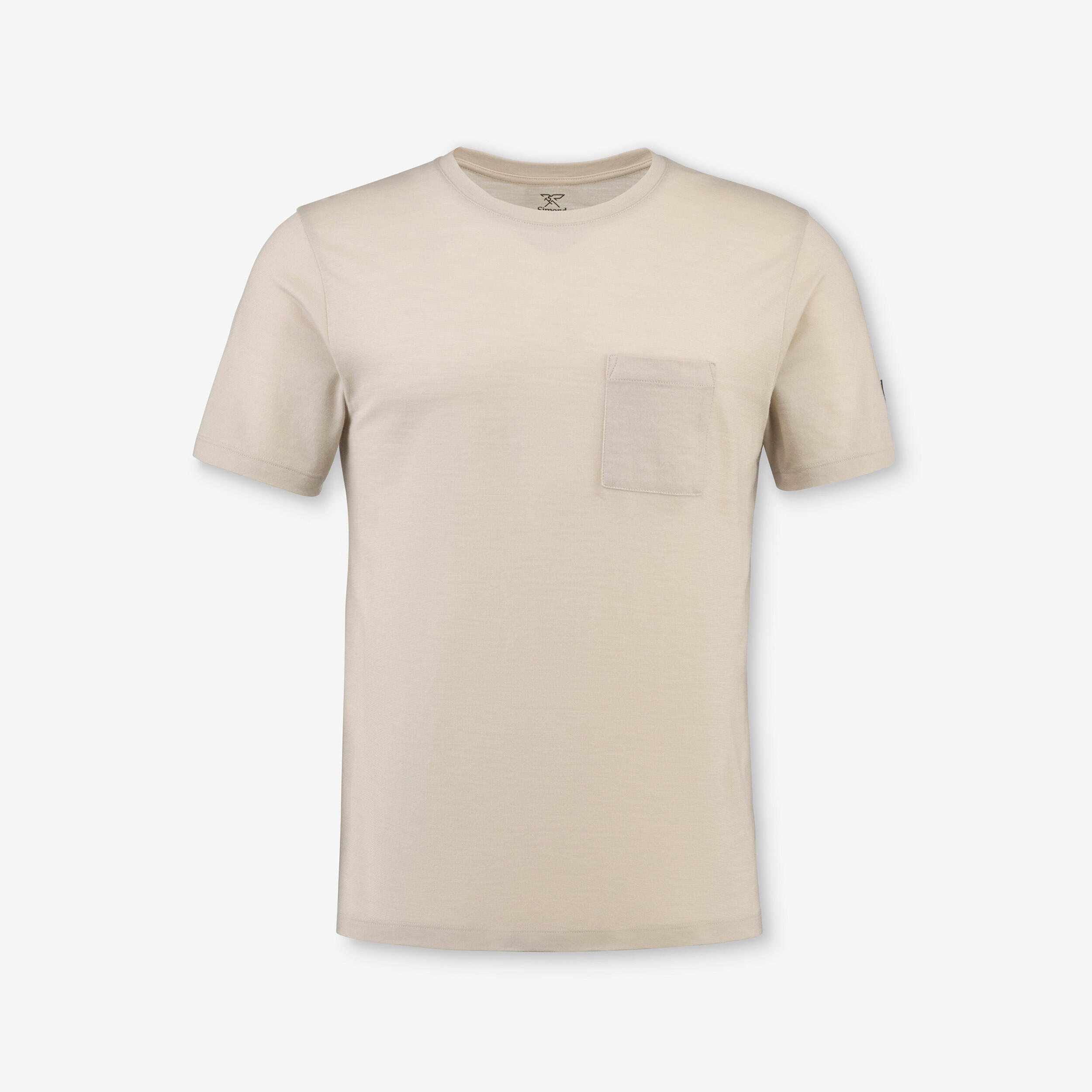 T-shirt de longue randonnée en laine mérinos homme 8/8