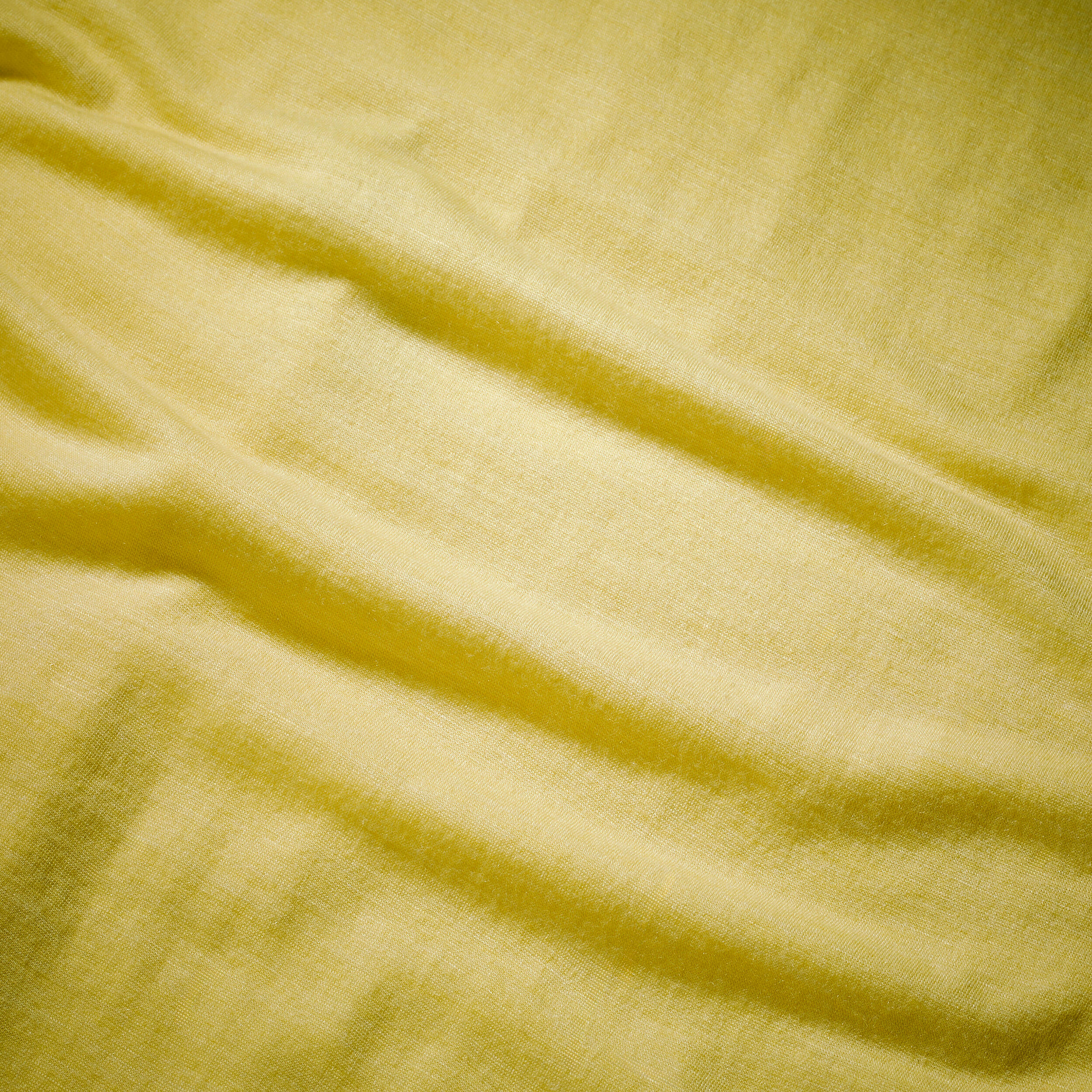 T-shirt manches courtes de trek en laine mérinos homme, Merino Fresh jaune 7/8