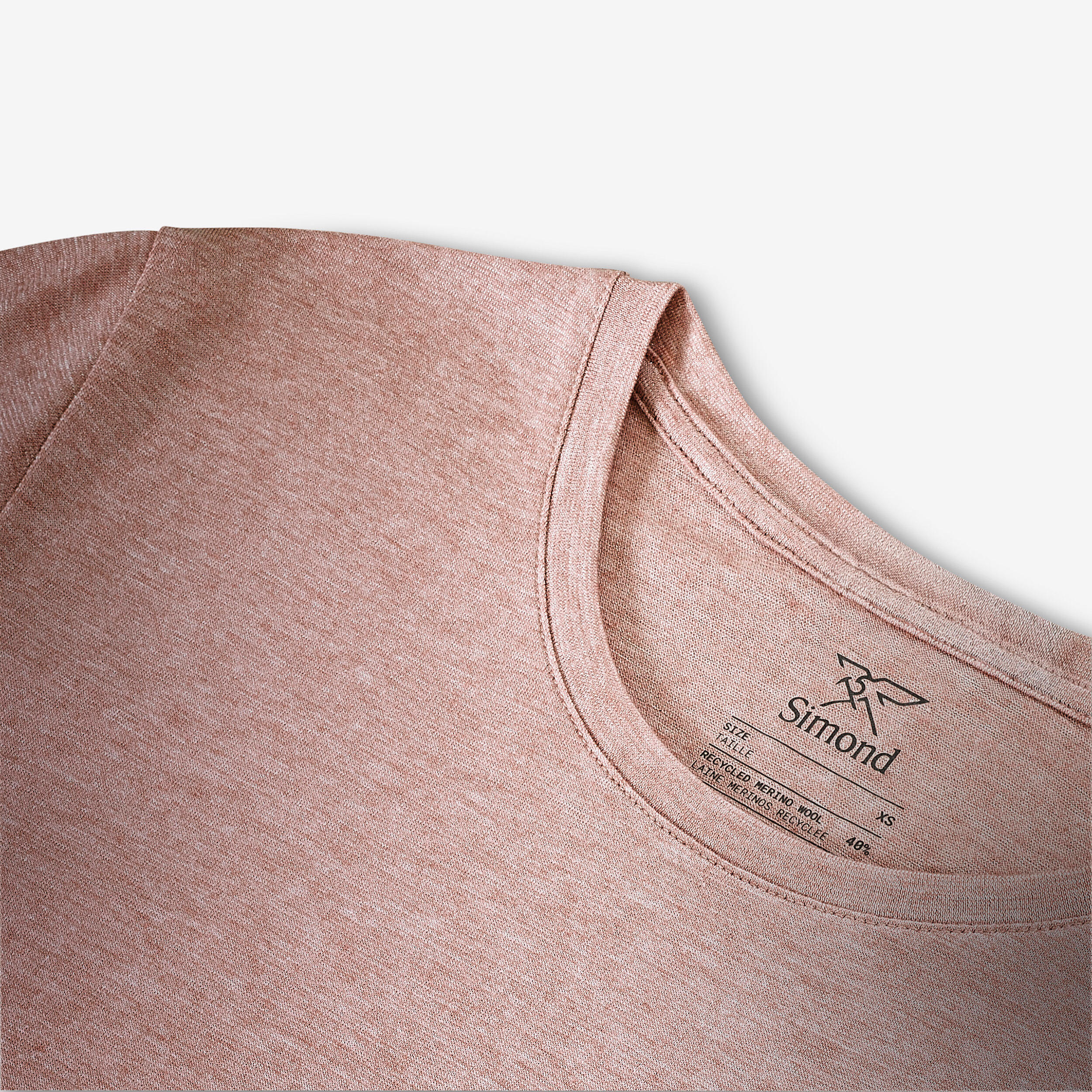 T-shirt de longue randonnée en laine mérinos femme, Merino Rec Fresh 6/8