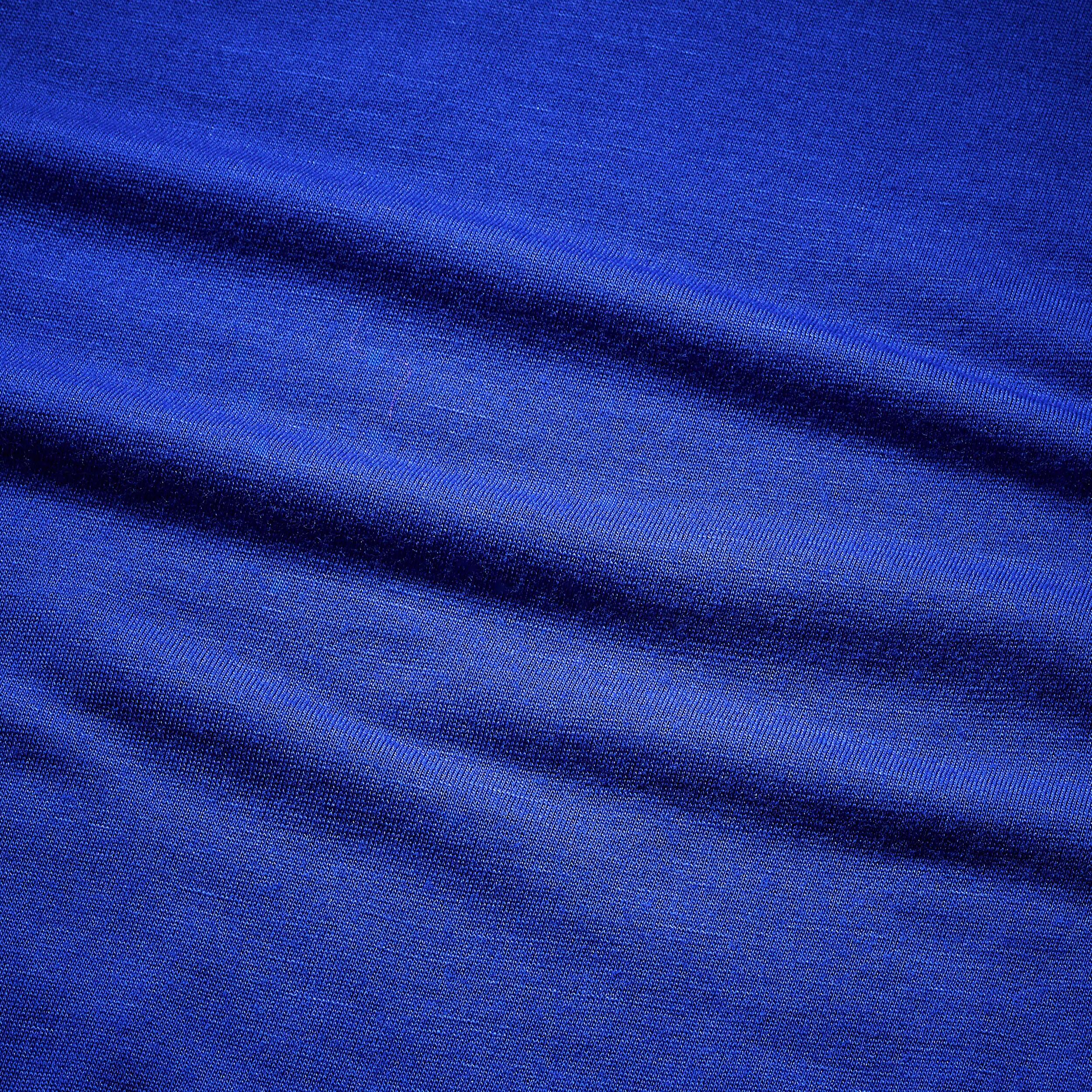 T-shirt lana merinos trekking donna MERINO RESIST blu 7/8