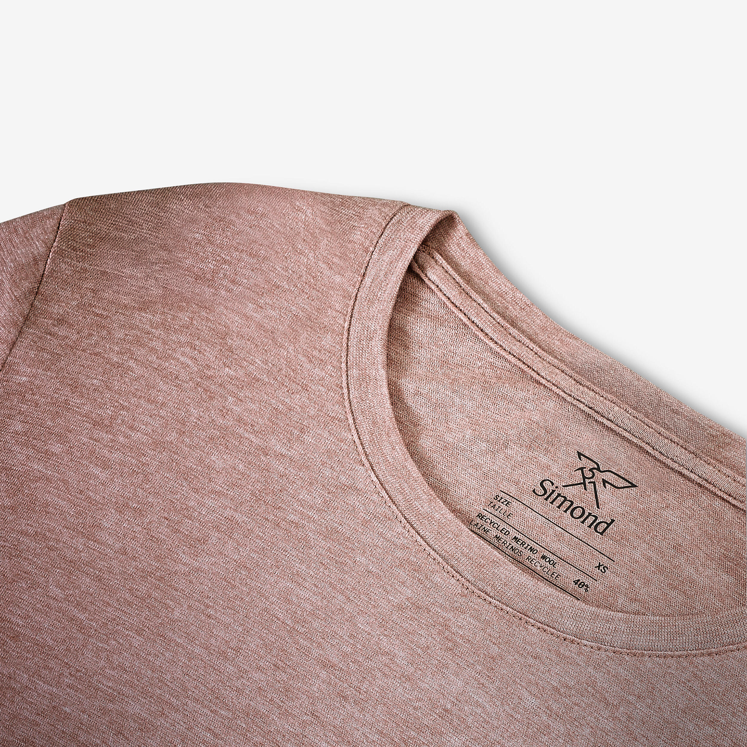 T-shirt maniche lunghe MERINO REC FRESH trekking donna rosa 6/8