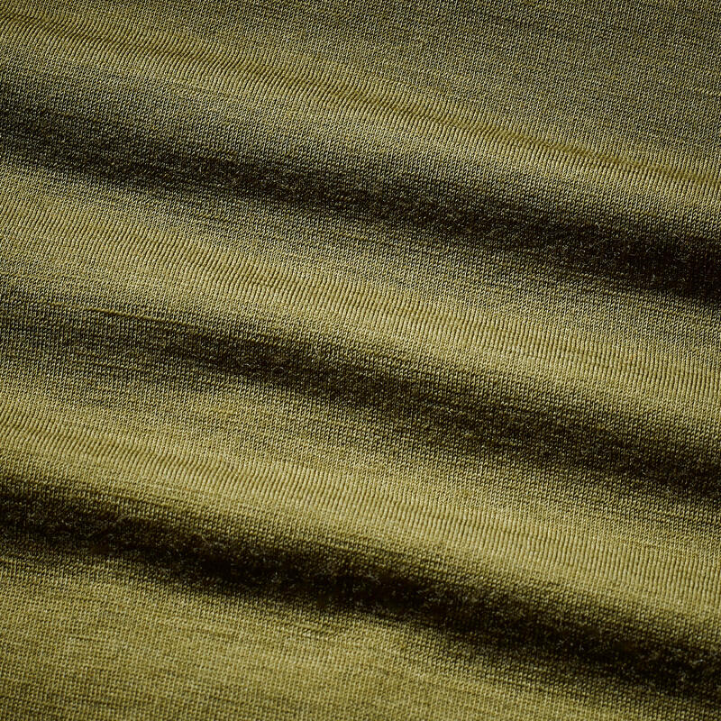 Tricou cu lână merinos Merino Resist Kaki Bărbați