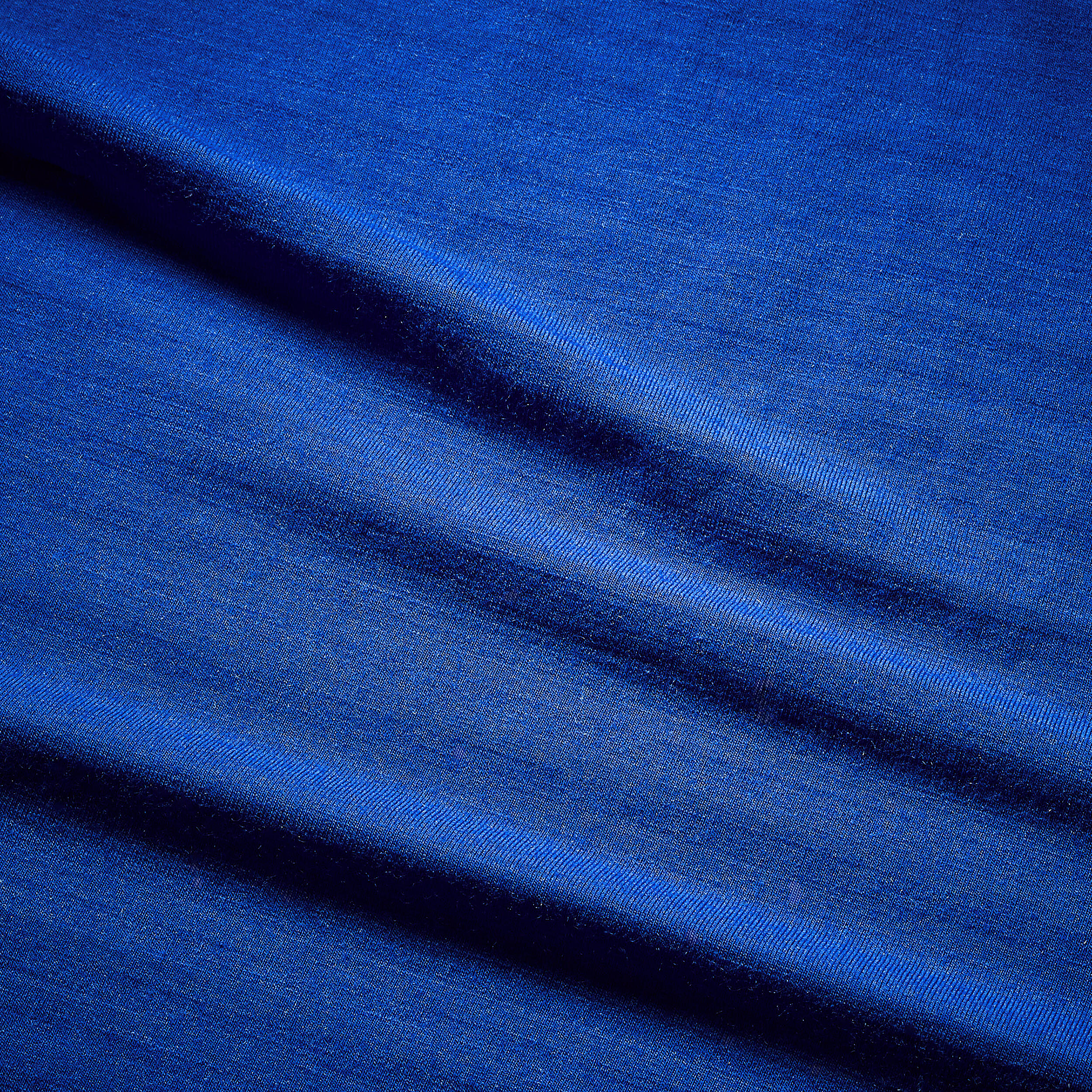 Pull technique à capuche en laine mérinos homme, Resist bleu 10/11