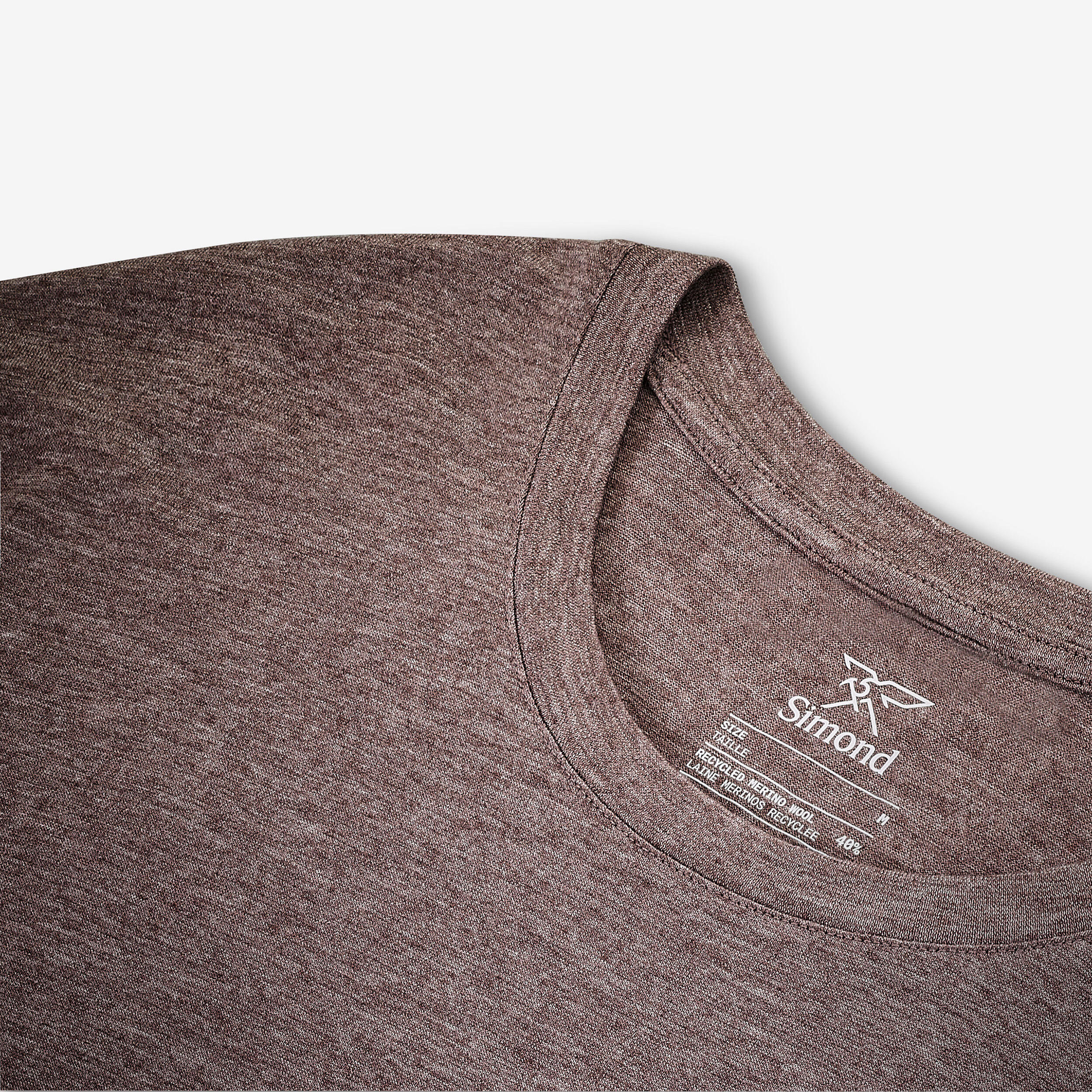 T-shirt de longue randonnée en laine mérinos homme, Merino Rec Fresh 6/8