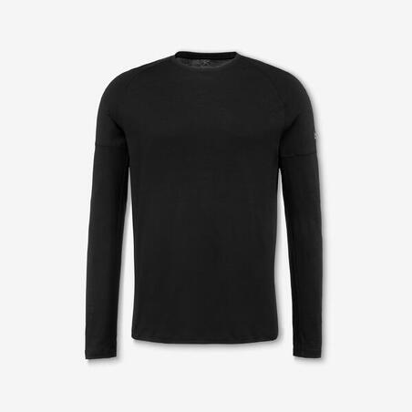 Футболка чоловіча MT500 для трекінгу з довгими рукавами з мериносової вовни