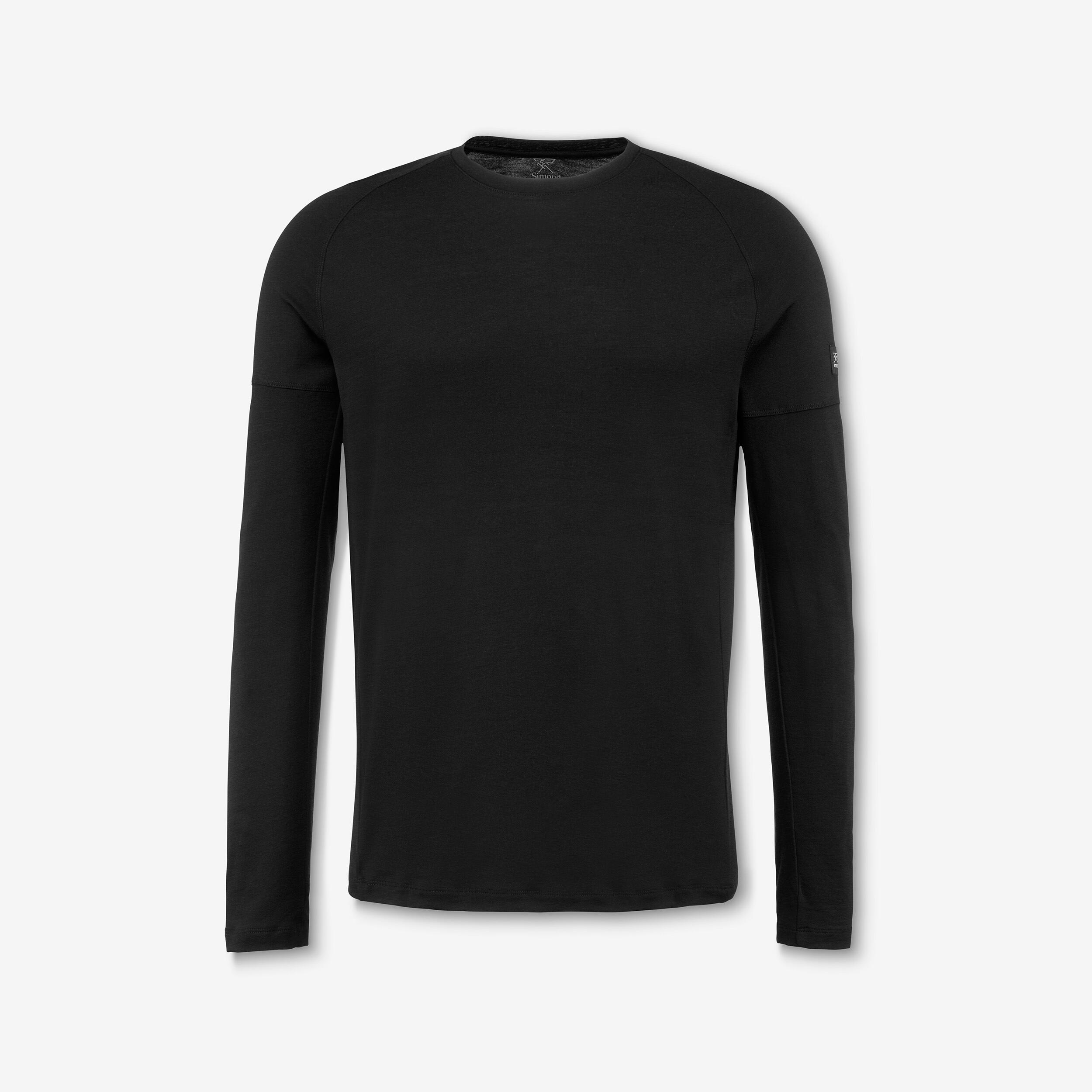 Men's 100% Merino Wool Long-Sleeved T-shirt, MT 500 - SIMOND
