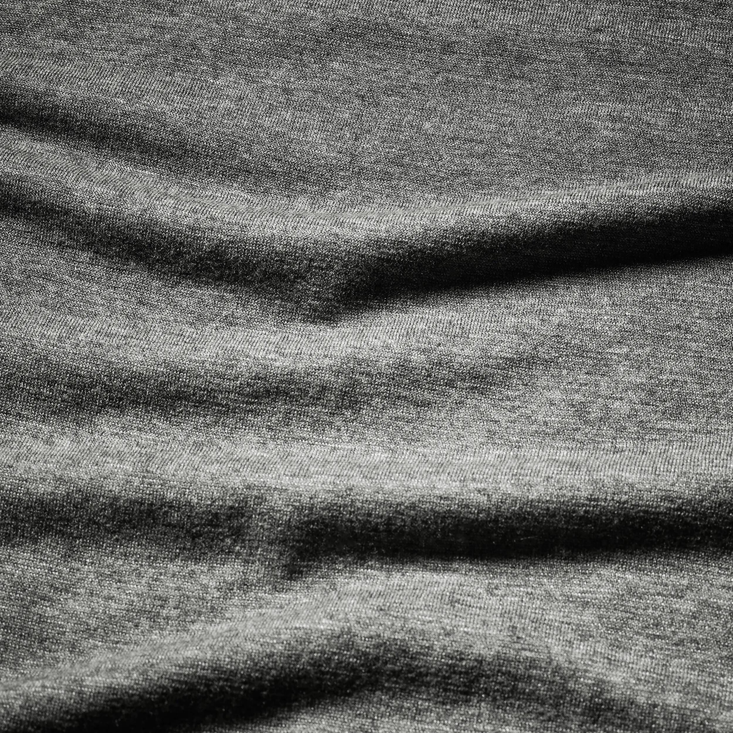 T-Shirt lana merinos trekking uomo MERINO REC FRESH grigia 7/8