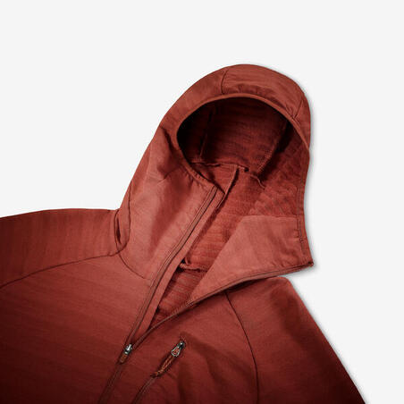 Кофта чоловіча Merino Resist з мериносової вовни з капюшоном коричнева