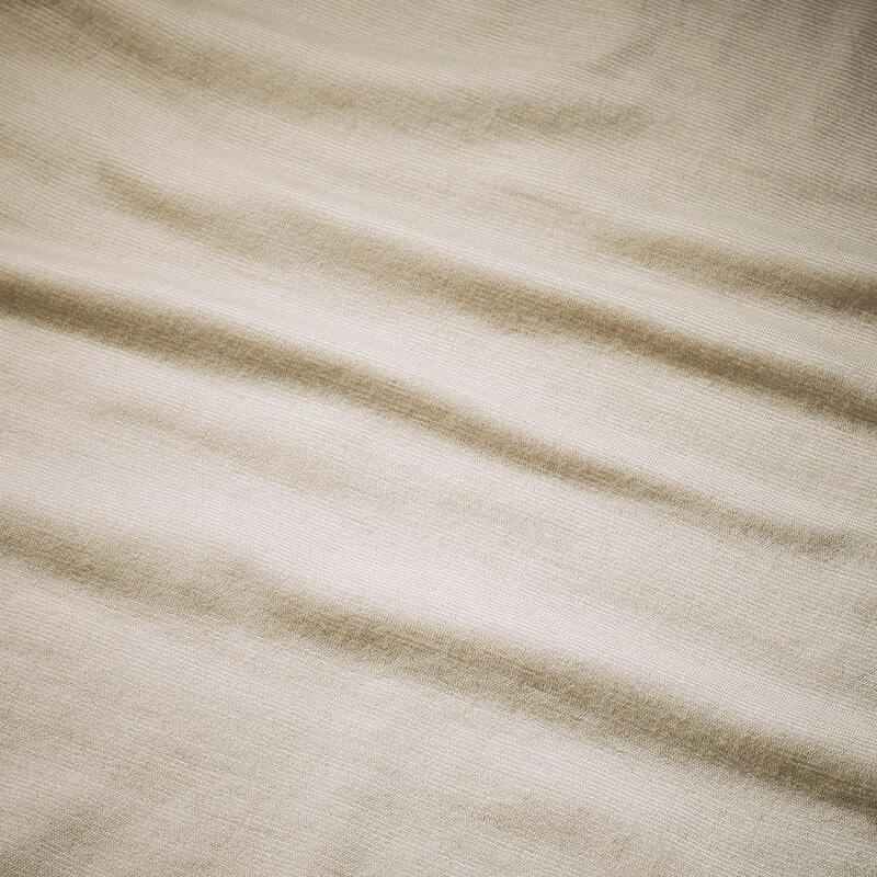 Tricou 100 % lână merinos, Merino 100% bej, bărbați