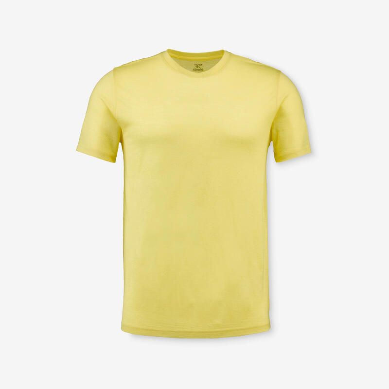 Pánské tričko na trek s krátkým rukávem z merino vlny Merino Fresh