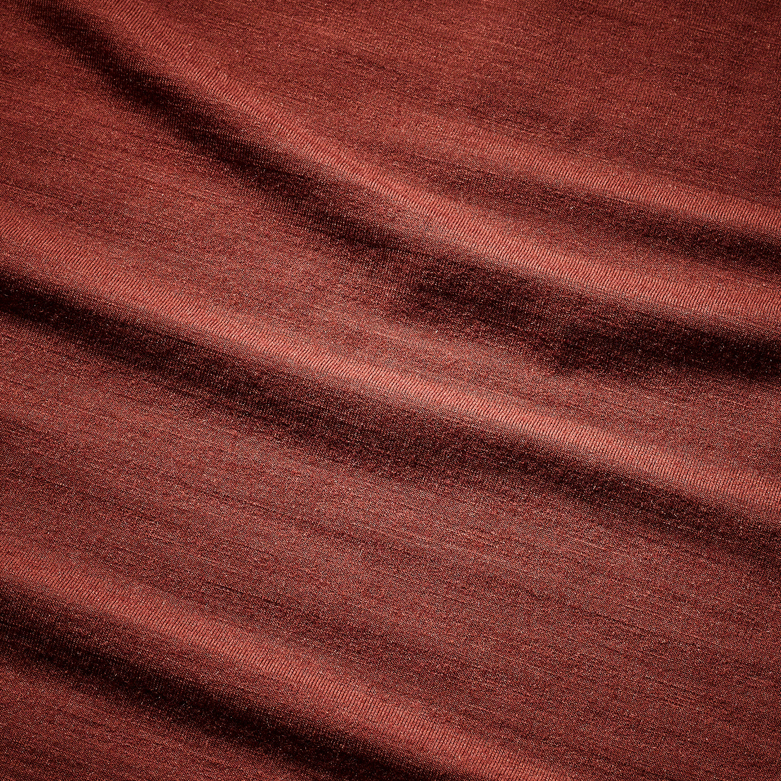 Pull technique à capuche en laine mérinos homme, Resist marron 10/11