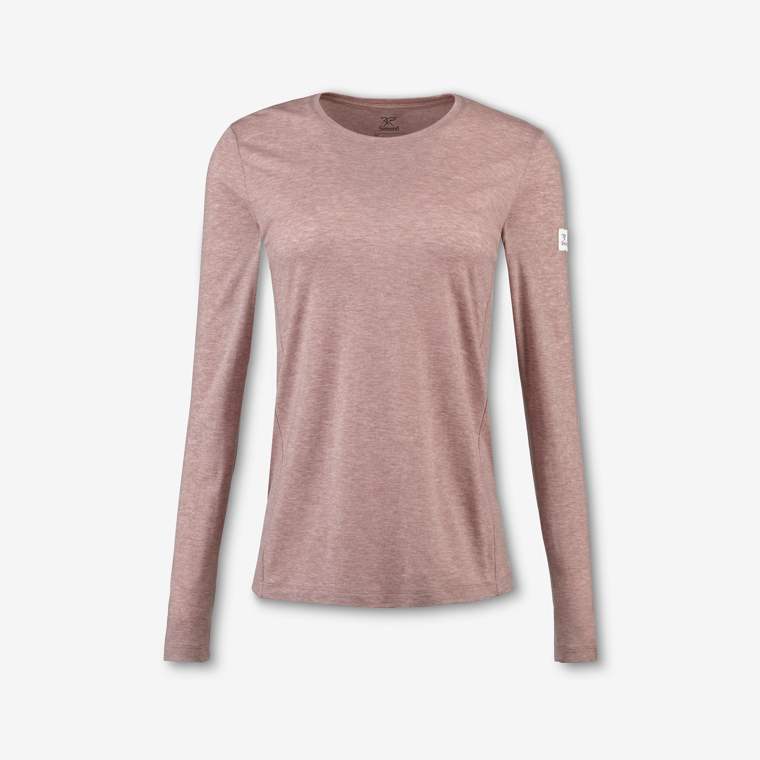 T-shirt maniche lunghe MERINO REC FRESH trekking donna rosa 8/8
