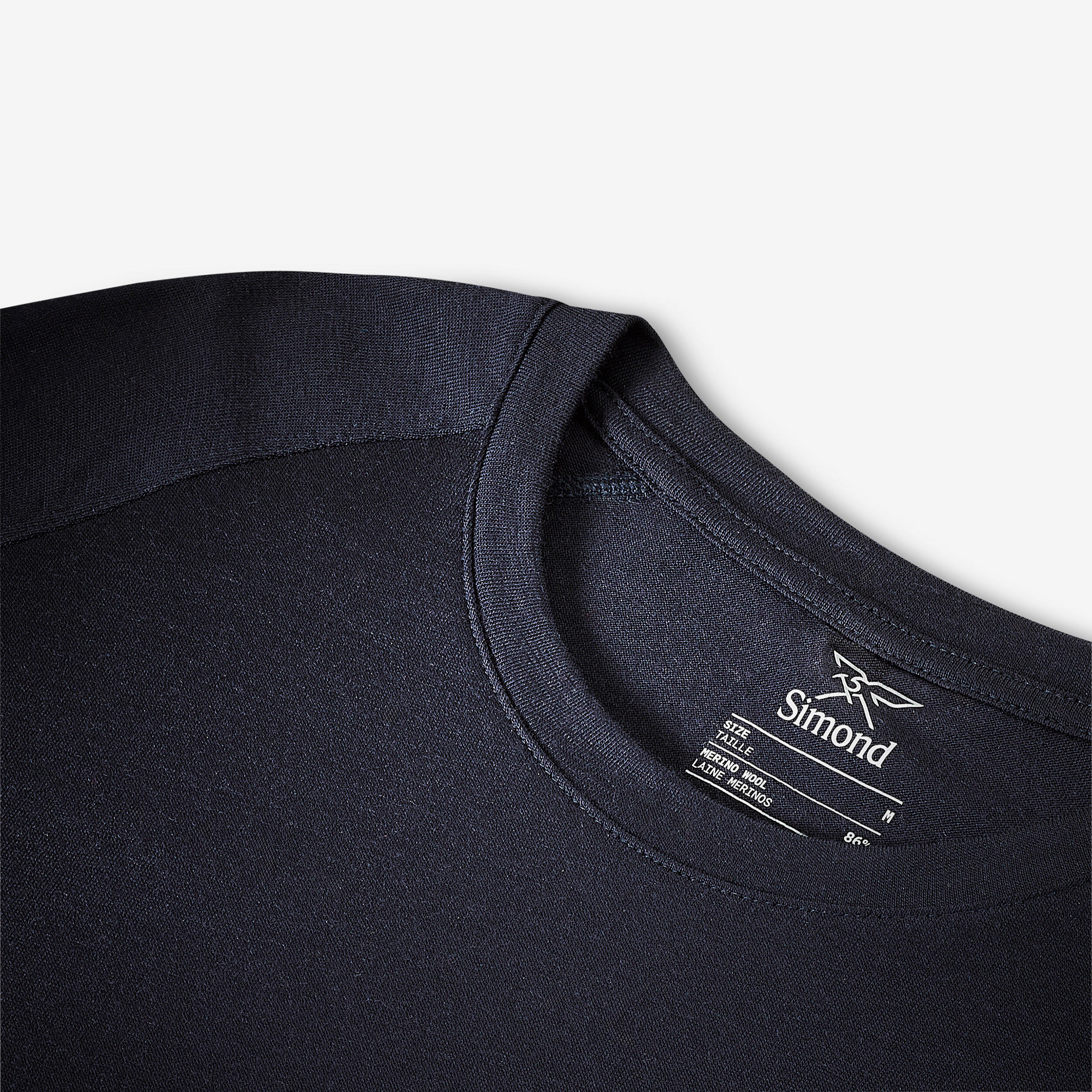 T-shirt à manches longues en laine mérinos homme, Merino Resist 6/8