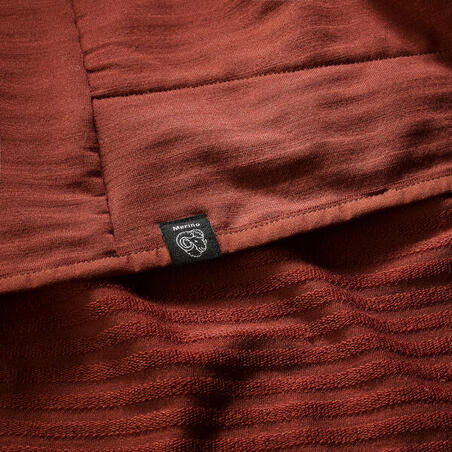 Кофта чоловіча Merino Resist з мериносової вовни з капюшоном коричнева