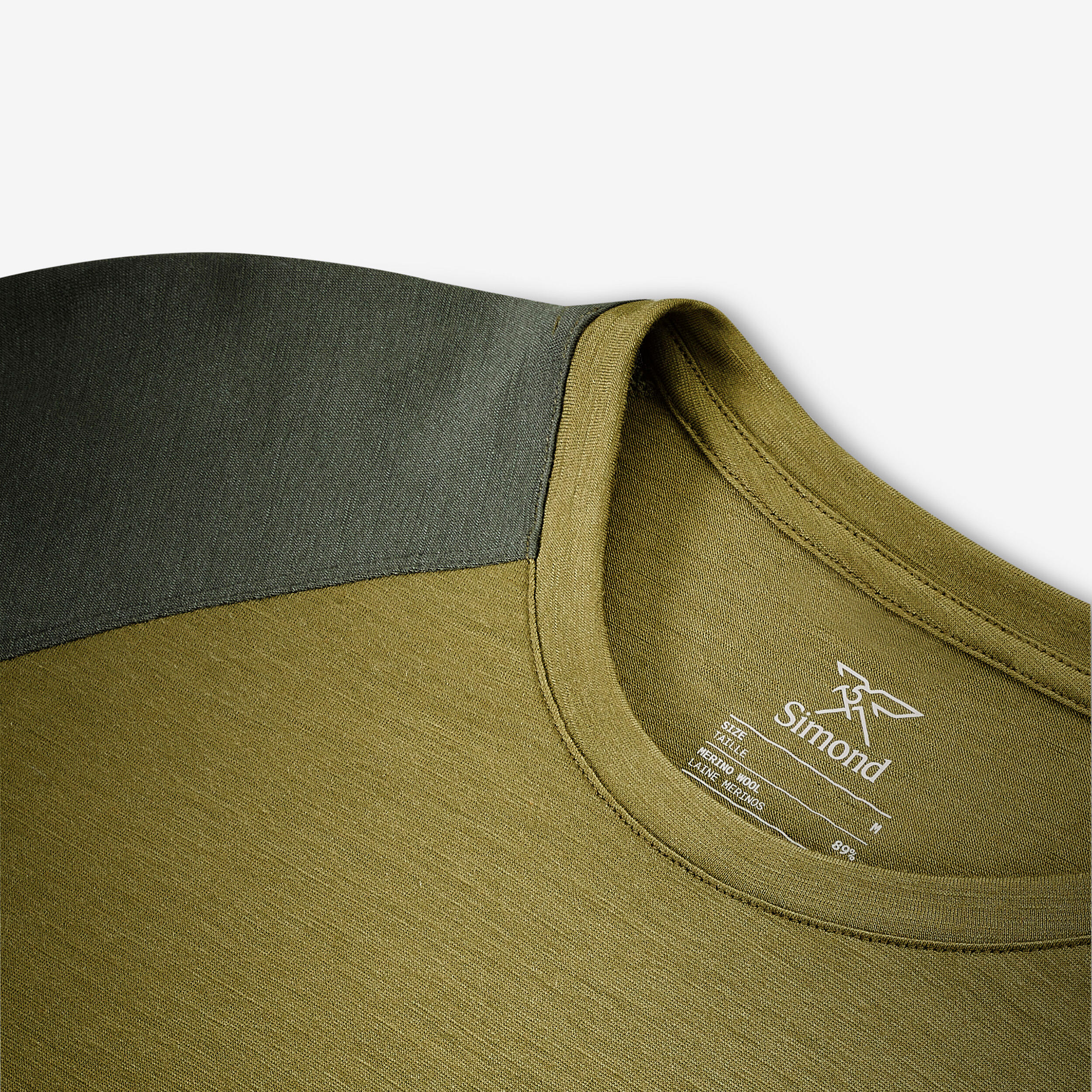 T-shirt de randonnée en laine mérinos homme, Merino Resist 6/8