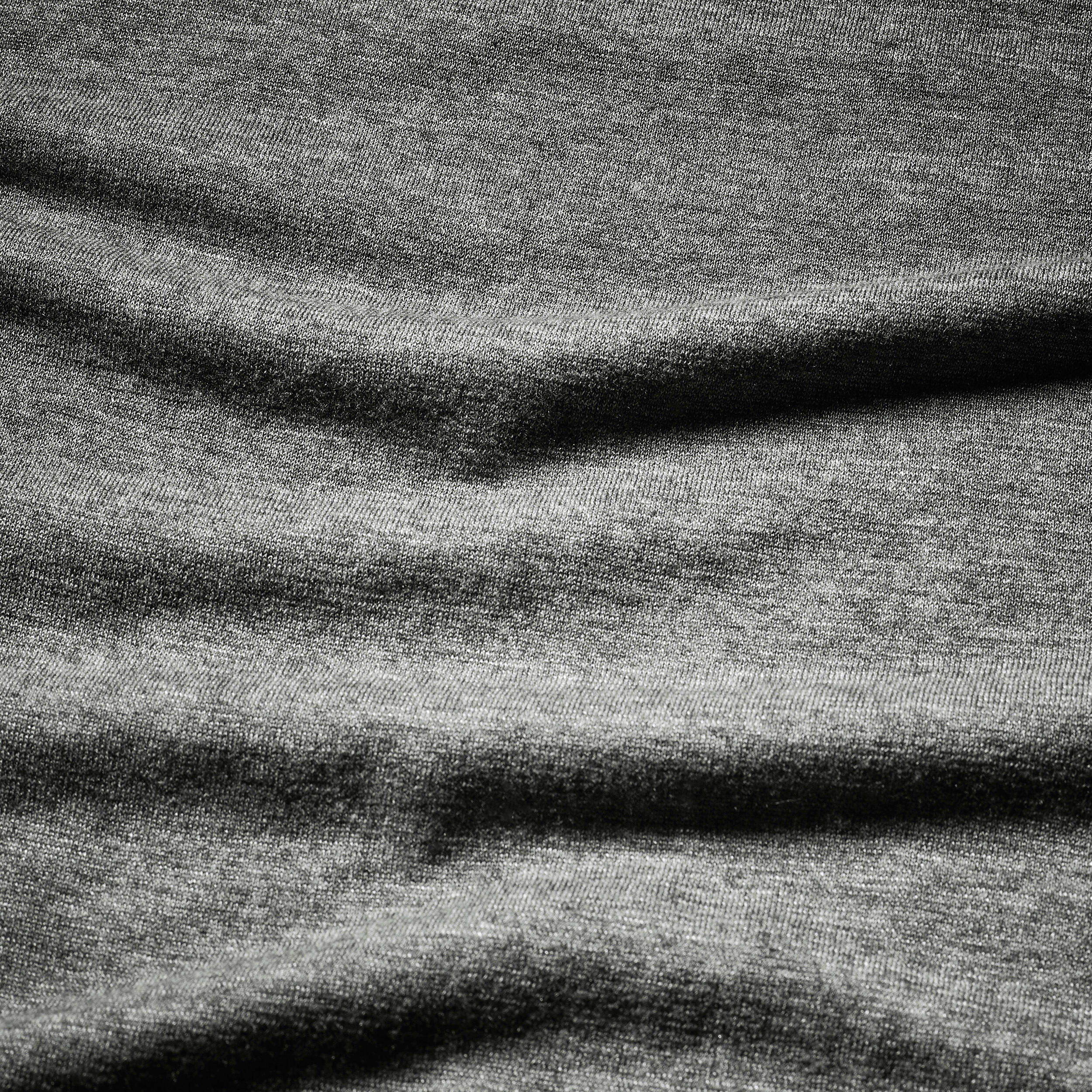 T-shirt in lana trekking uomo MERINO REC FRESH grigia 7/8