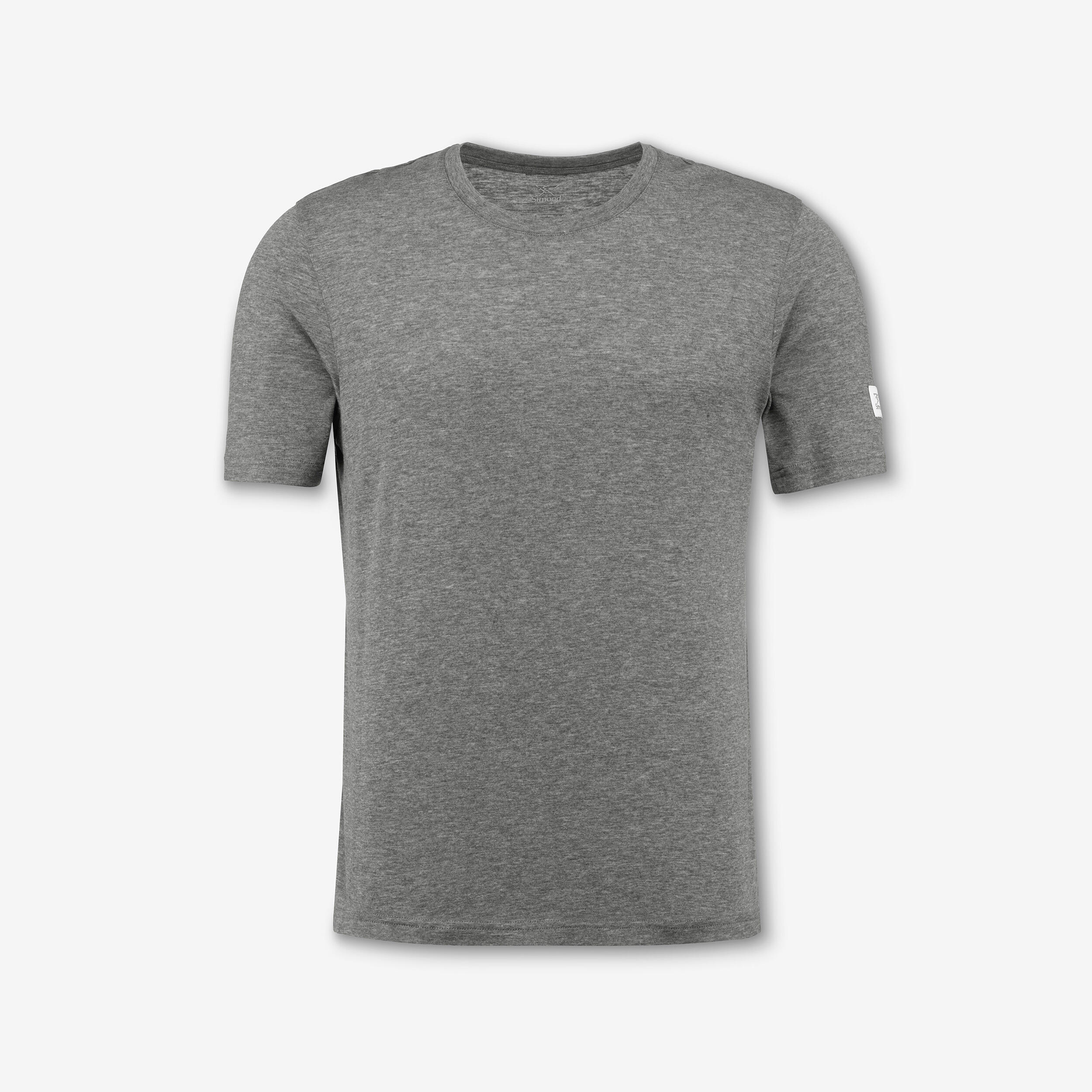 T-shirt in lana trekking uomo MERINO REC FRESH grigia 8/8