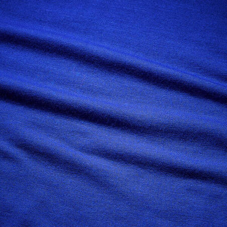 Футболка чоловіча Merino Resist з довгими рукавами для гірського трекінгу синя