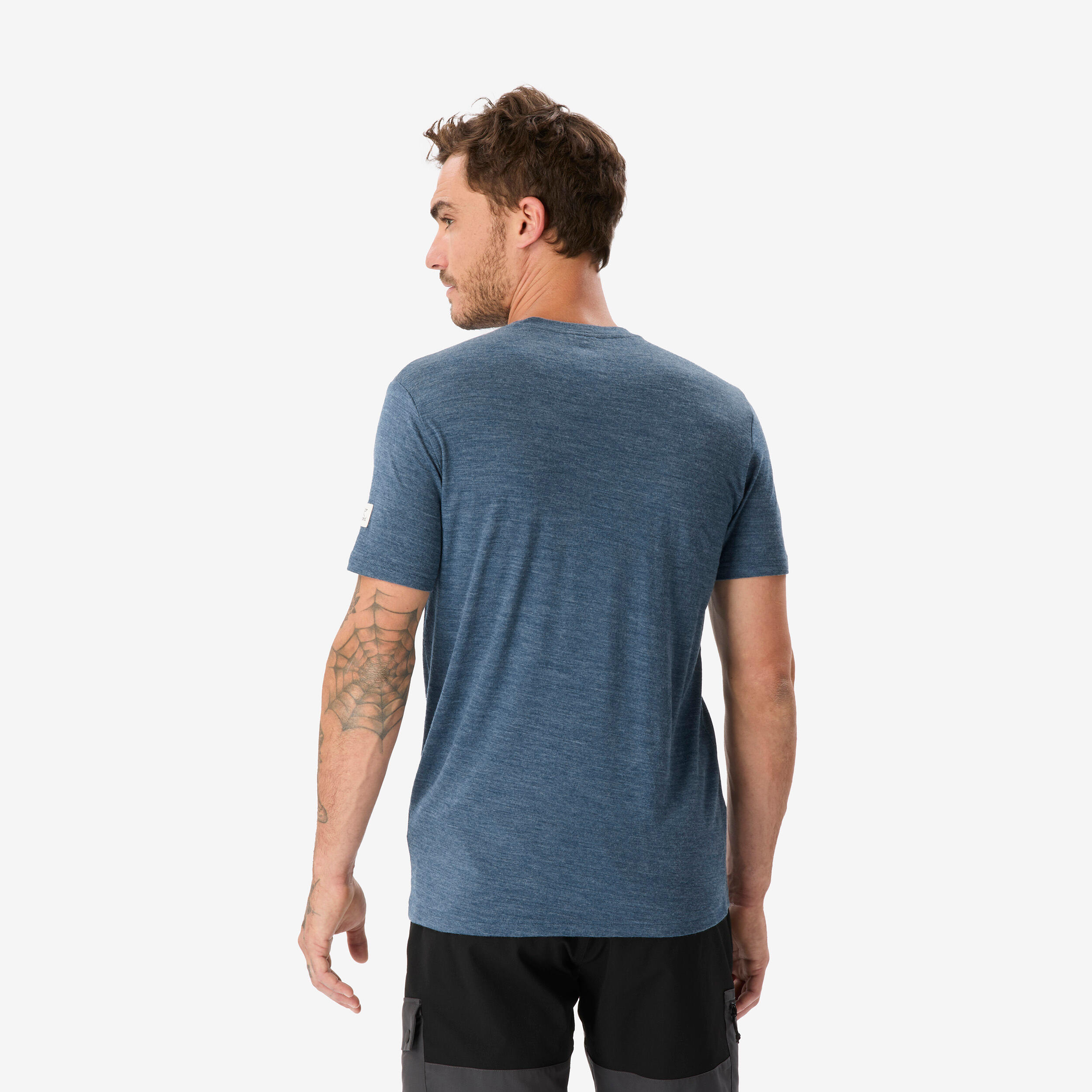 T-shirt de longue randonnée en laine mérinos homme, Merino Fresh 4/8