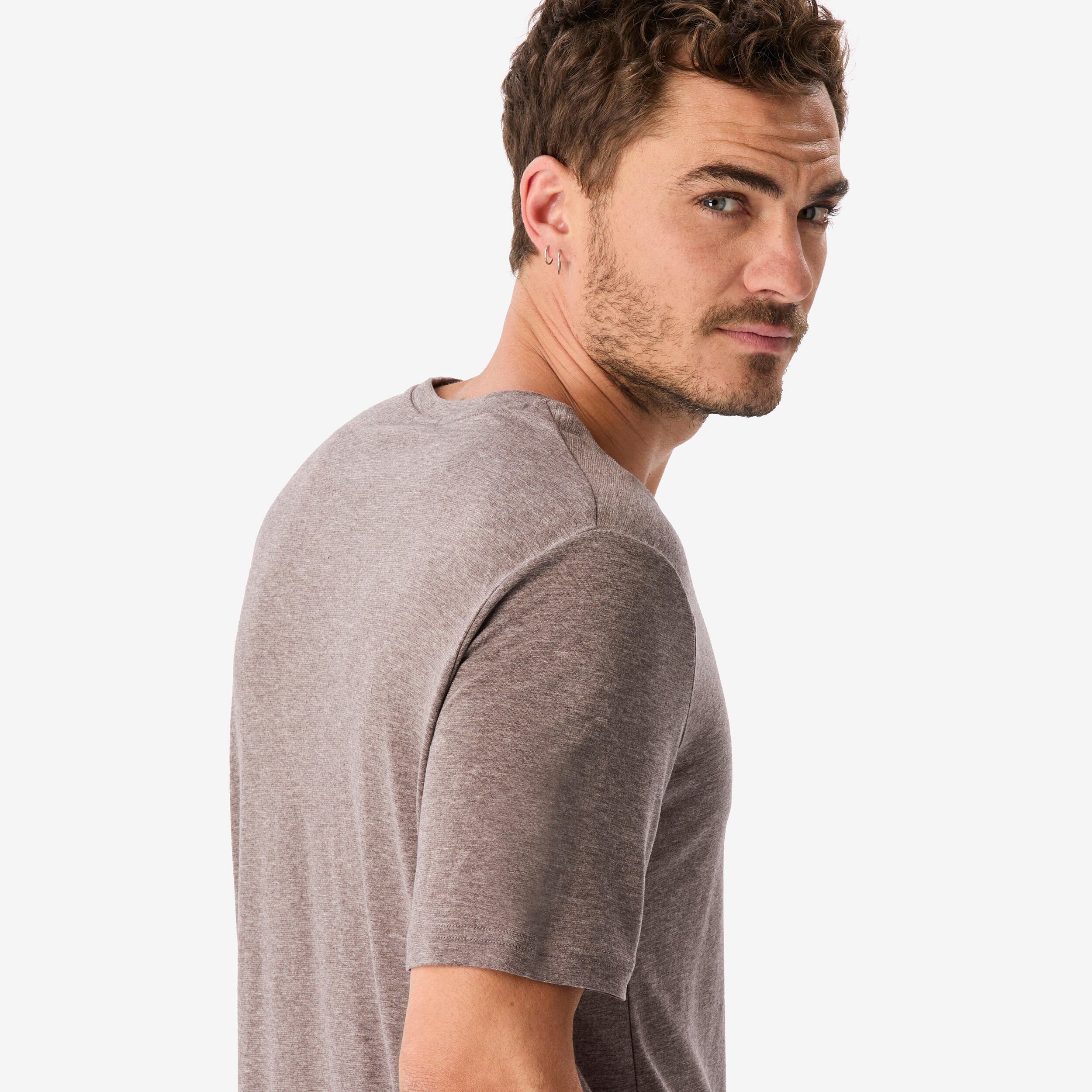 T-shirt de longue randonnée en laine mérinos homme, Merino Rec Fresh 5/8