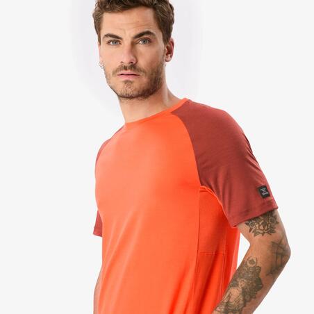 Футболка чоловіча Merino Resist з мериносової вовни помаранчева