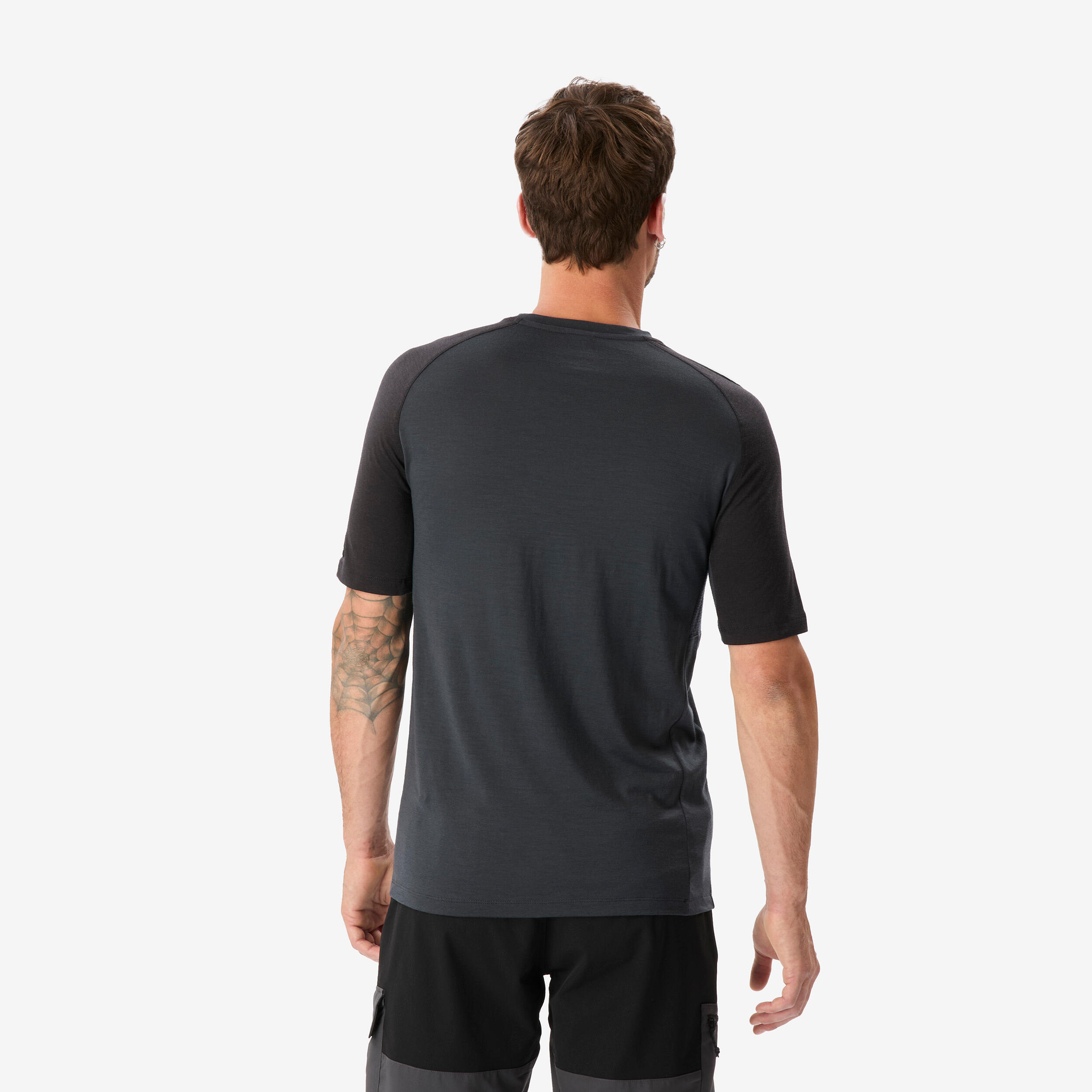 T-shirt de randonnée en laine mérinos homme, Merino Resist 4/8