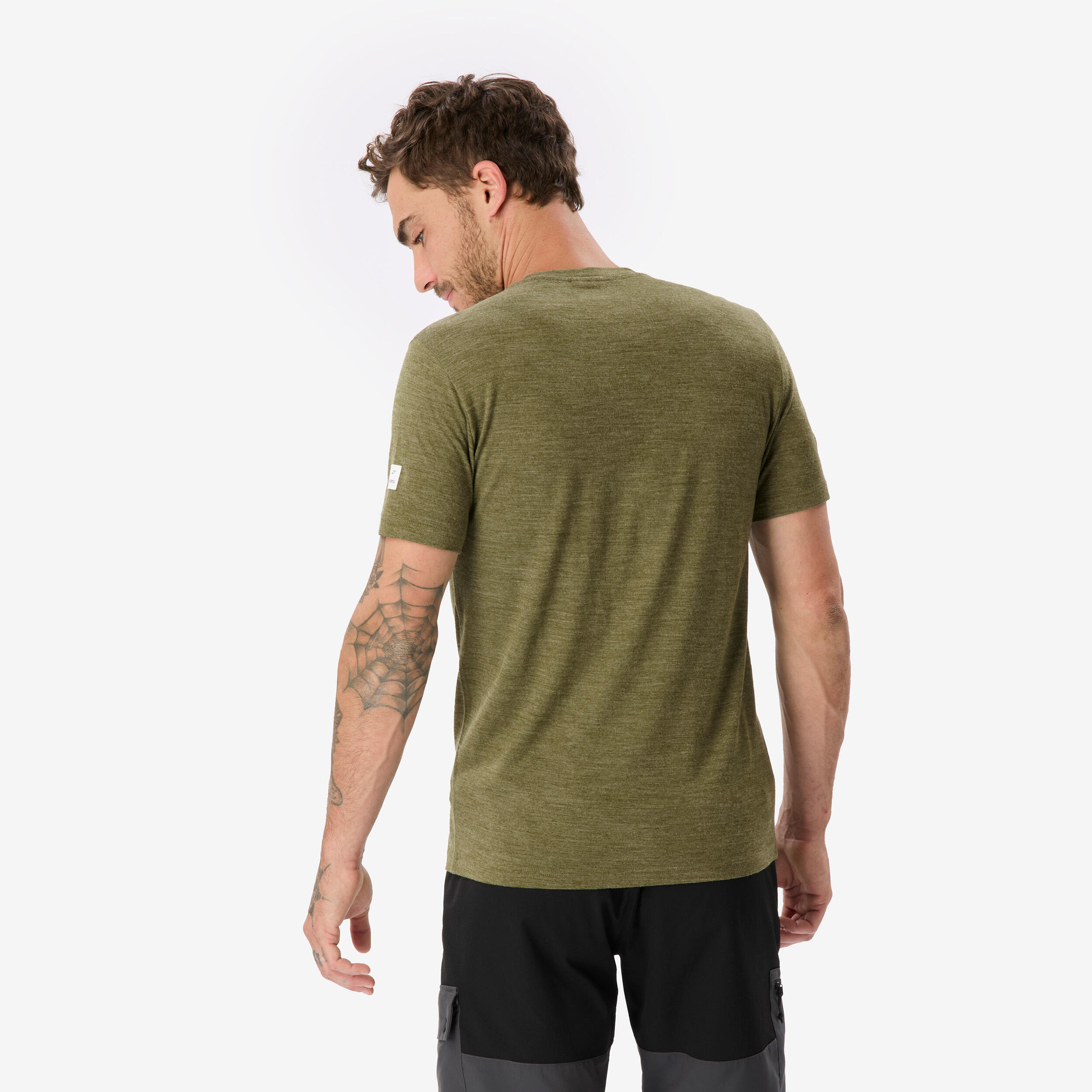 T-shirt de longue randonnée en laine mérinos homme, Merino Fresh 4/7