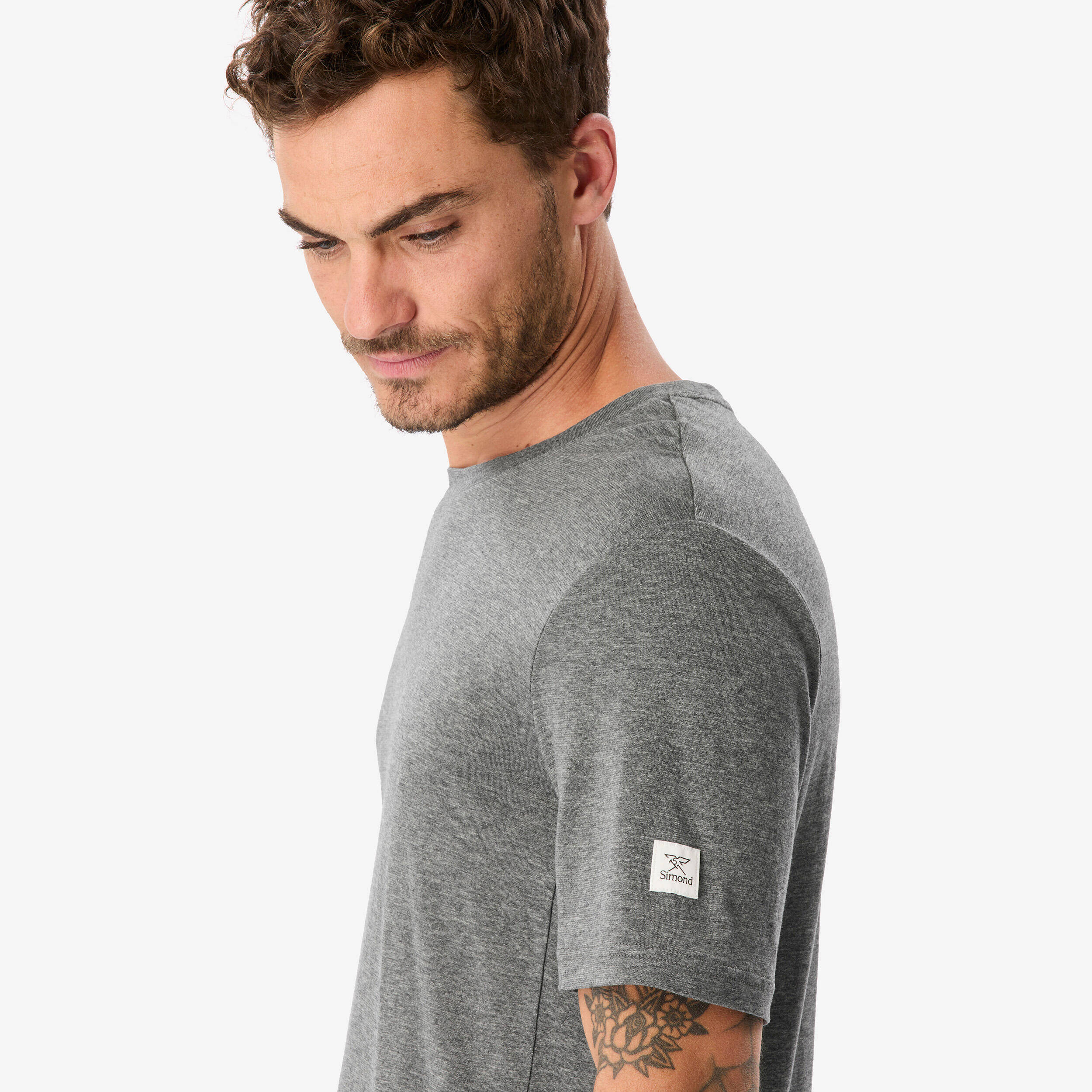 Men's recycled merino wool trekking T-shirt, Merino Rec Fresh -  3