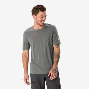 Camiseta de montaña y trekking lana merina reciclada Hombre Merino Rec Fresh